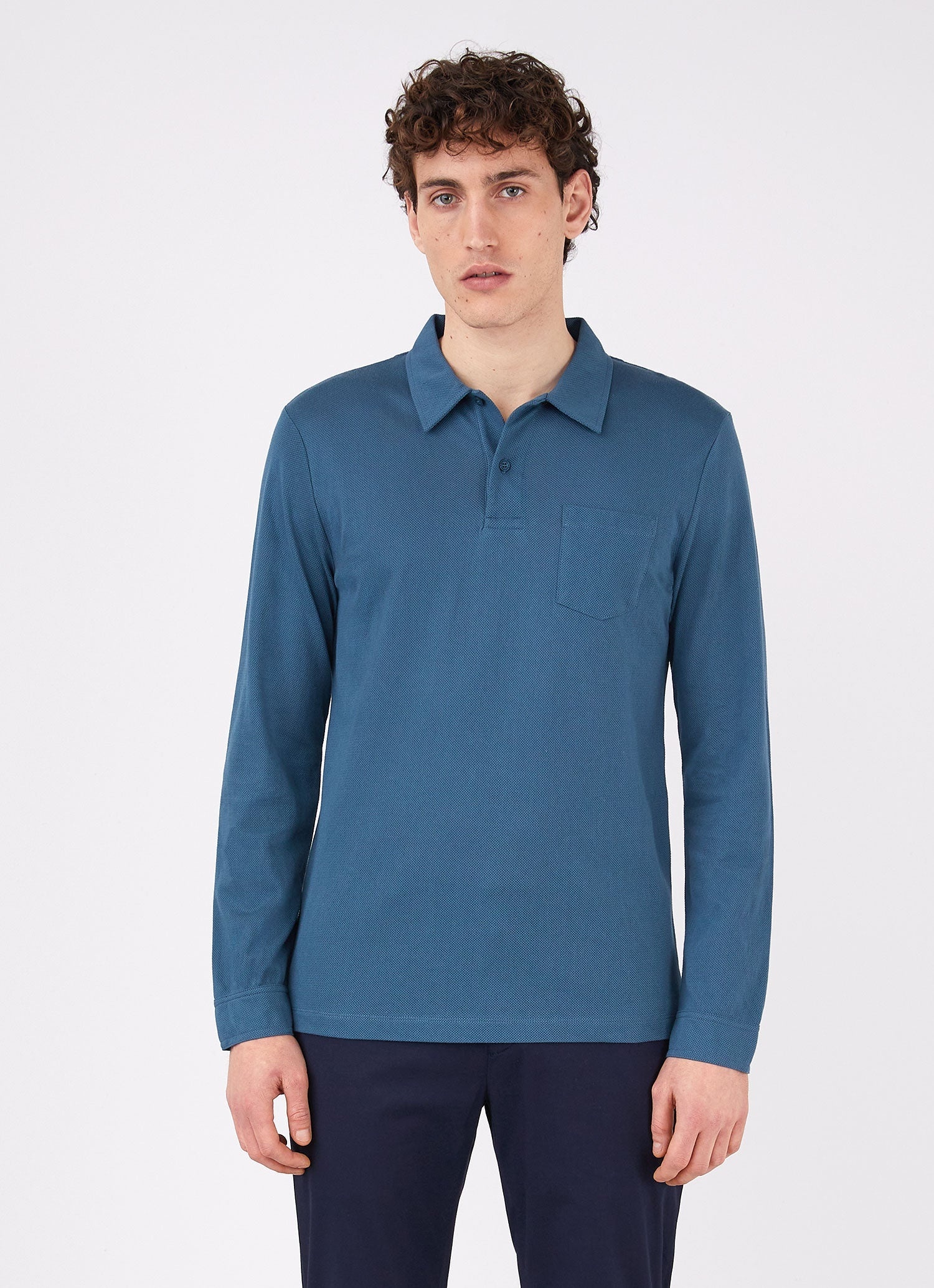 Riviera Long Sleeve Polo Shirt - 2