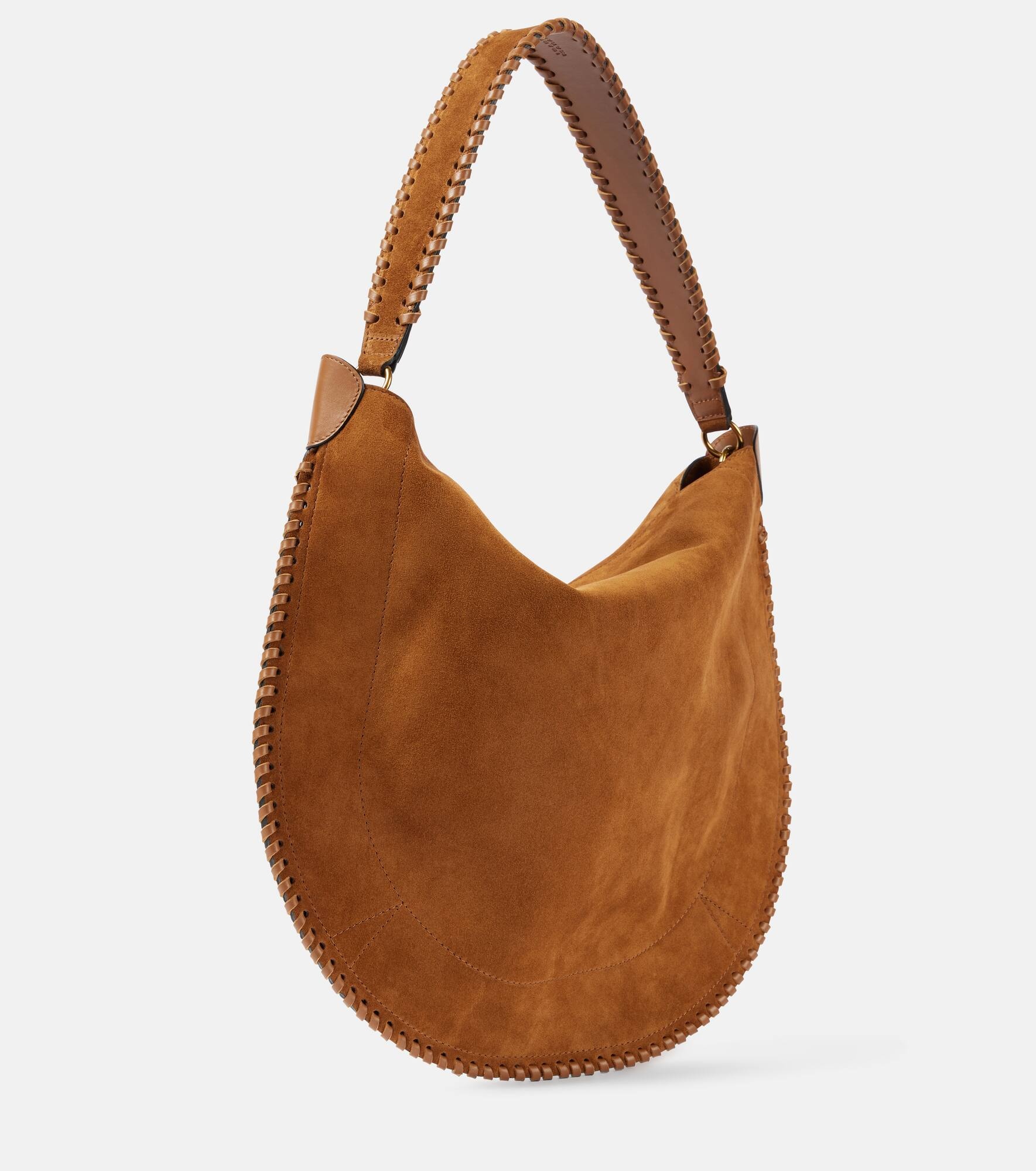 Oskan braided suede shoulder bag - 4