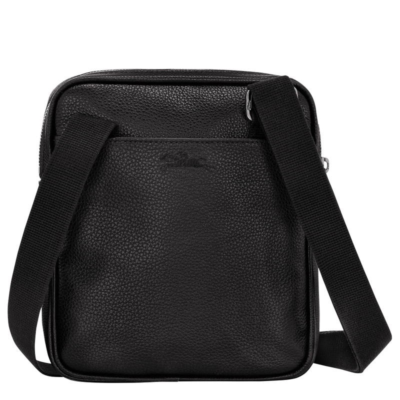 Le Foulonné XS Crossbody bag Black - Leather 4