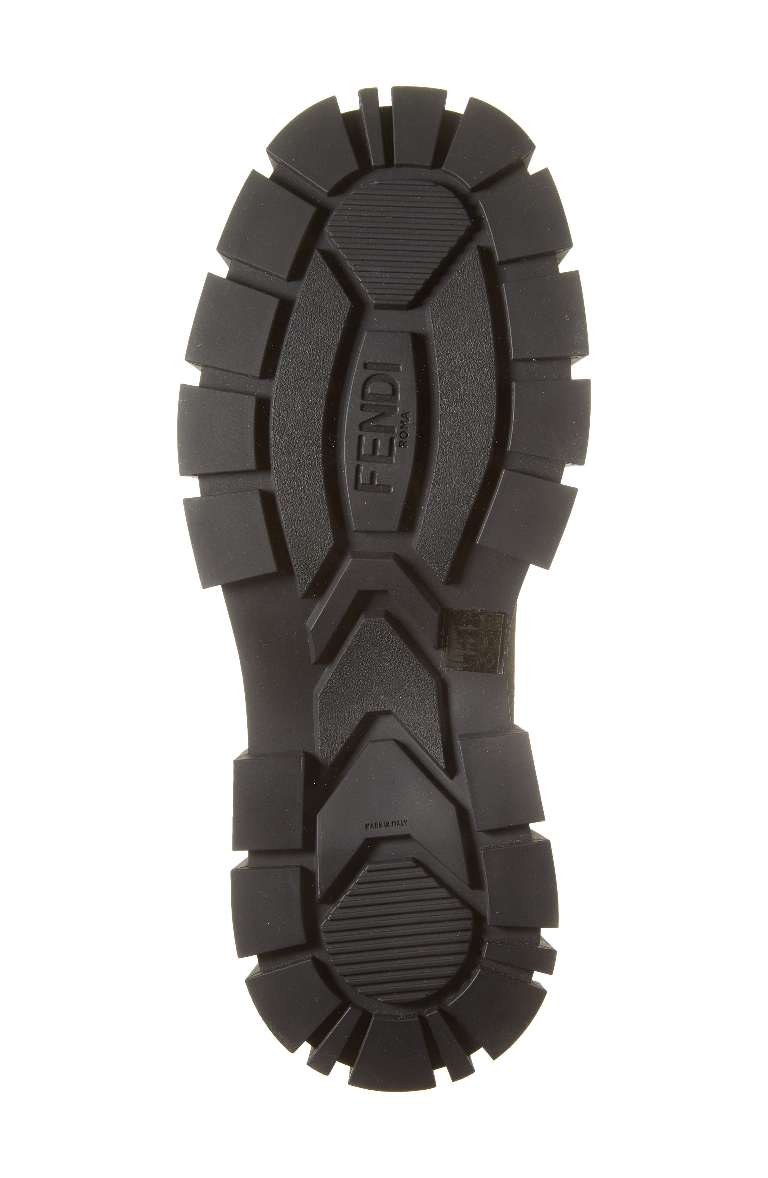 Fendi Force Biker Boot in Nero Tab Nero Nero at Nordstrom - 6