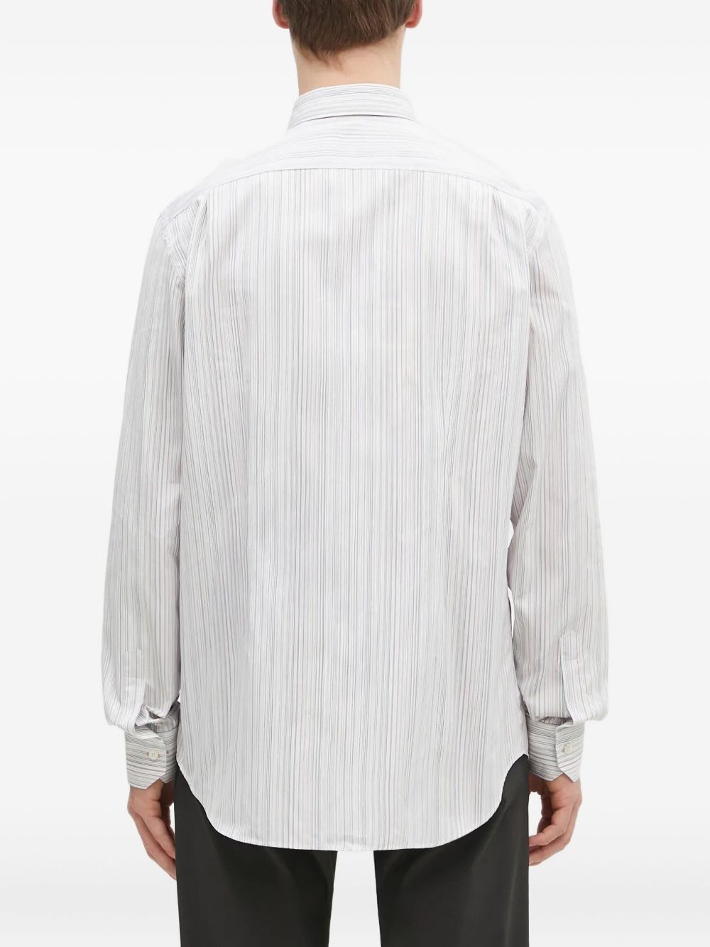 pinstripe long-sleeve shirt - 3