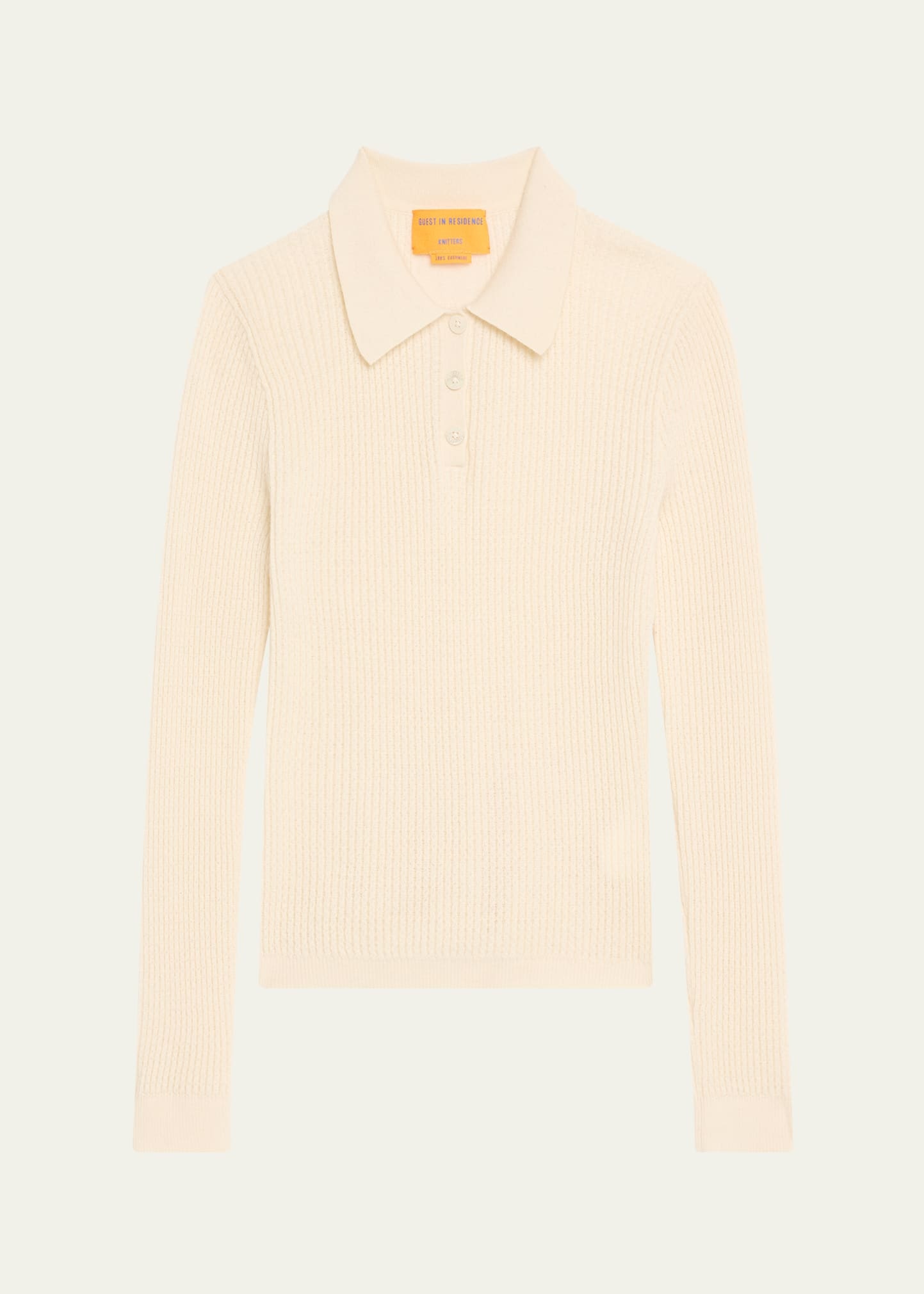 Shrunken Crewneck Sweater in Cashmere - 1