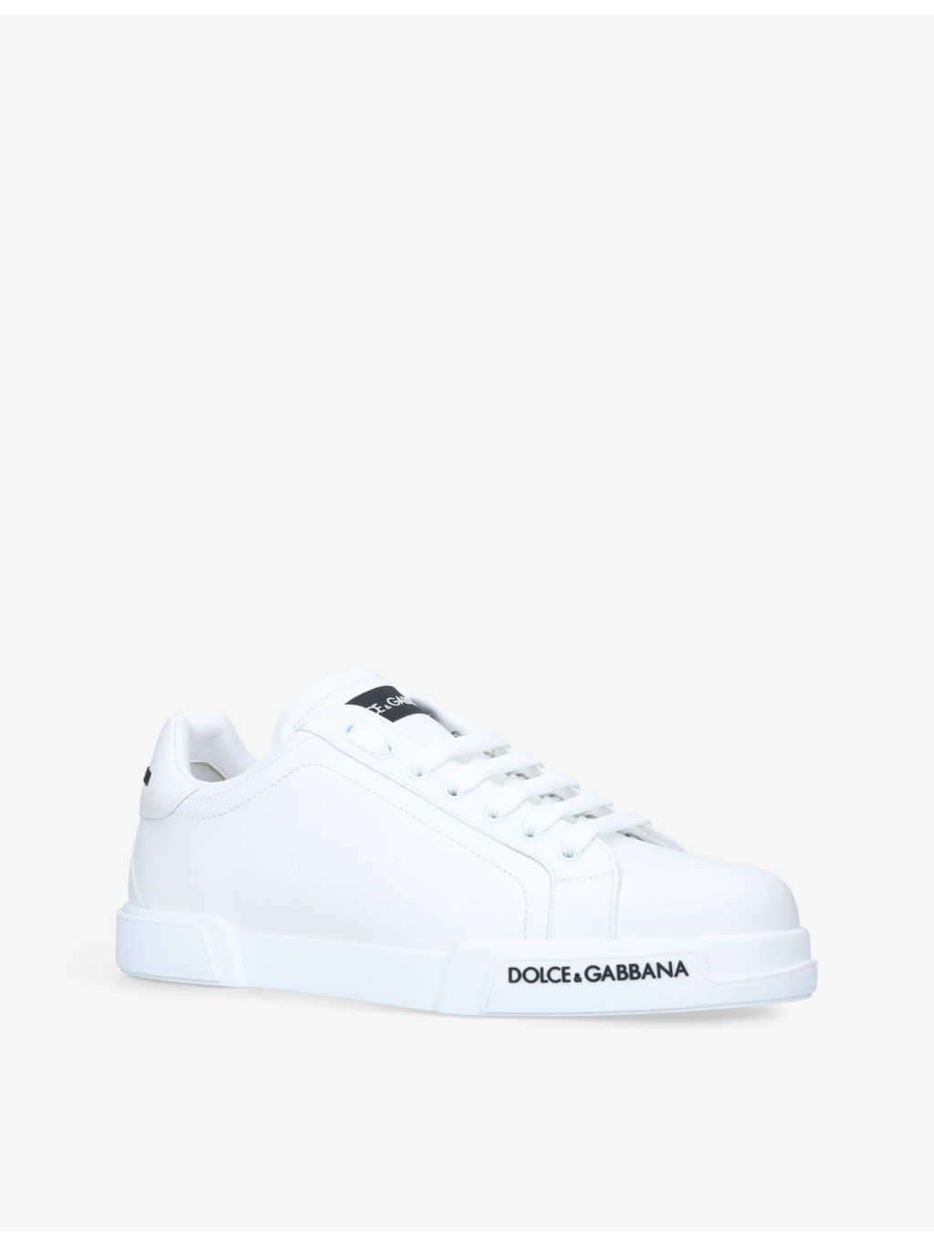 Portofino leather low-top trainers - 3