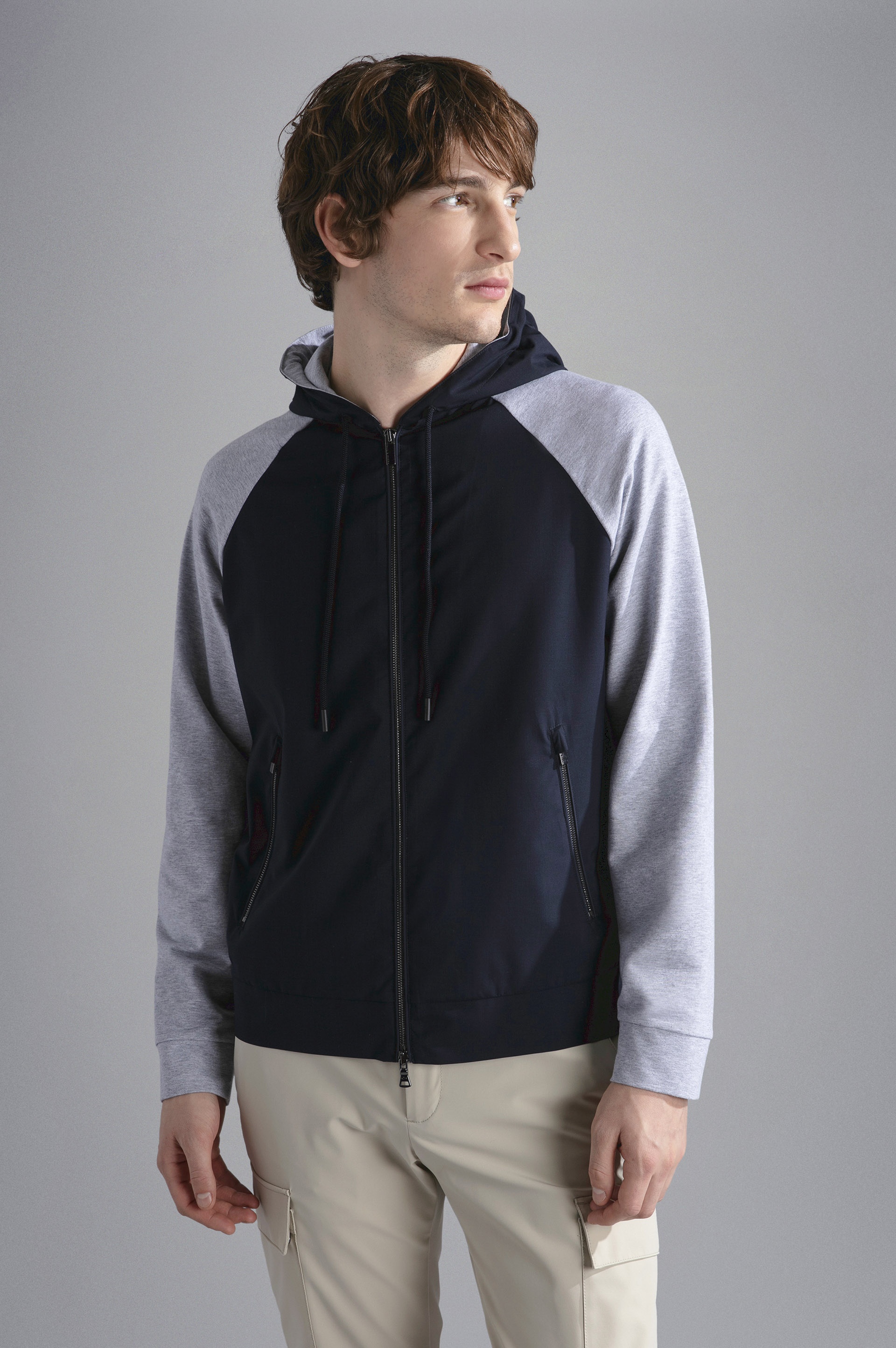 WOOL AND SILK HYBRID JACKET - 6