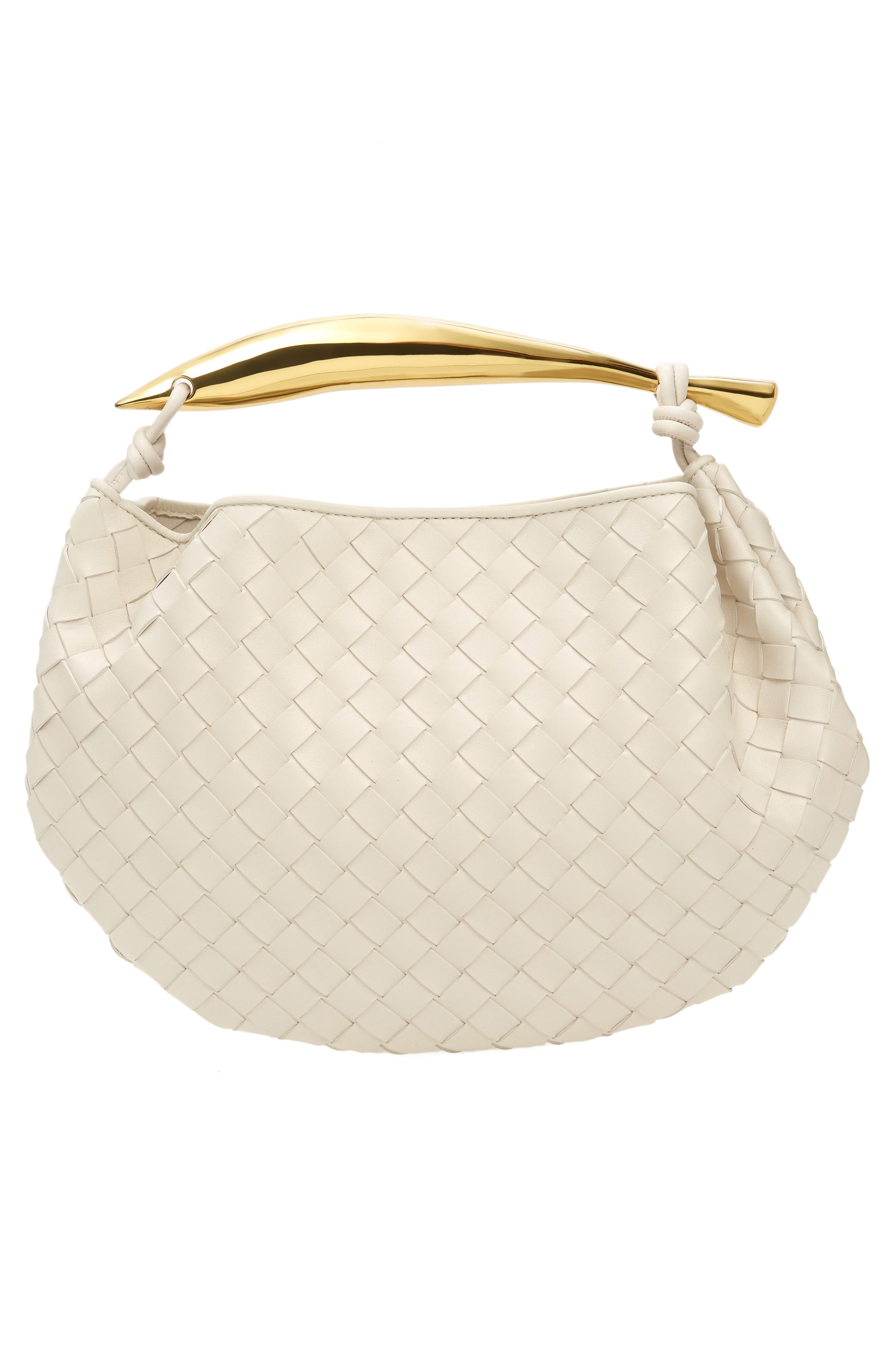 Sardine Intrecciato Leather Top Handle Bag - 4