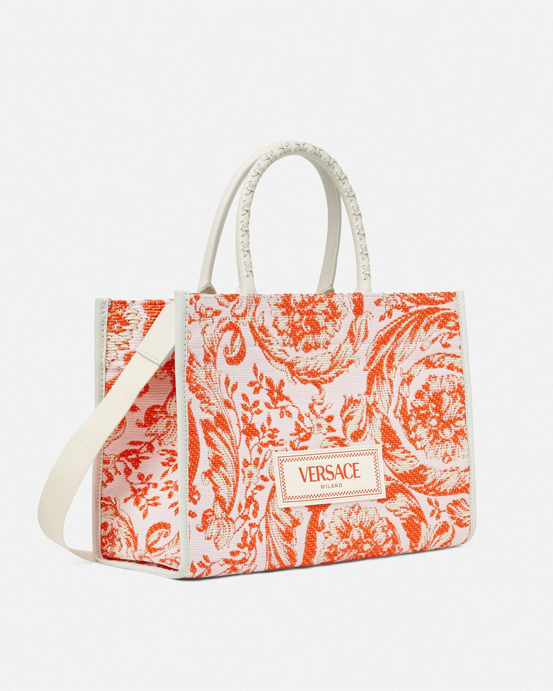 VERSACE Barocco Athena Raffia Medium Tote Bag outlook
