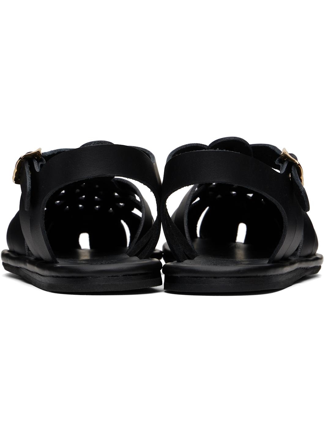Black Karina Sandals - 2