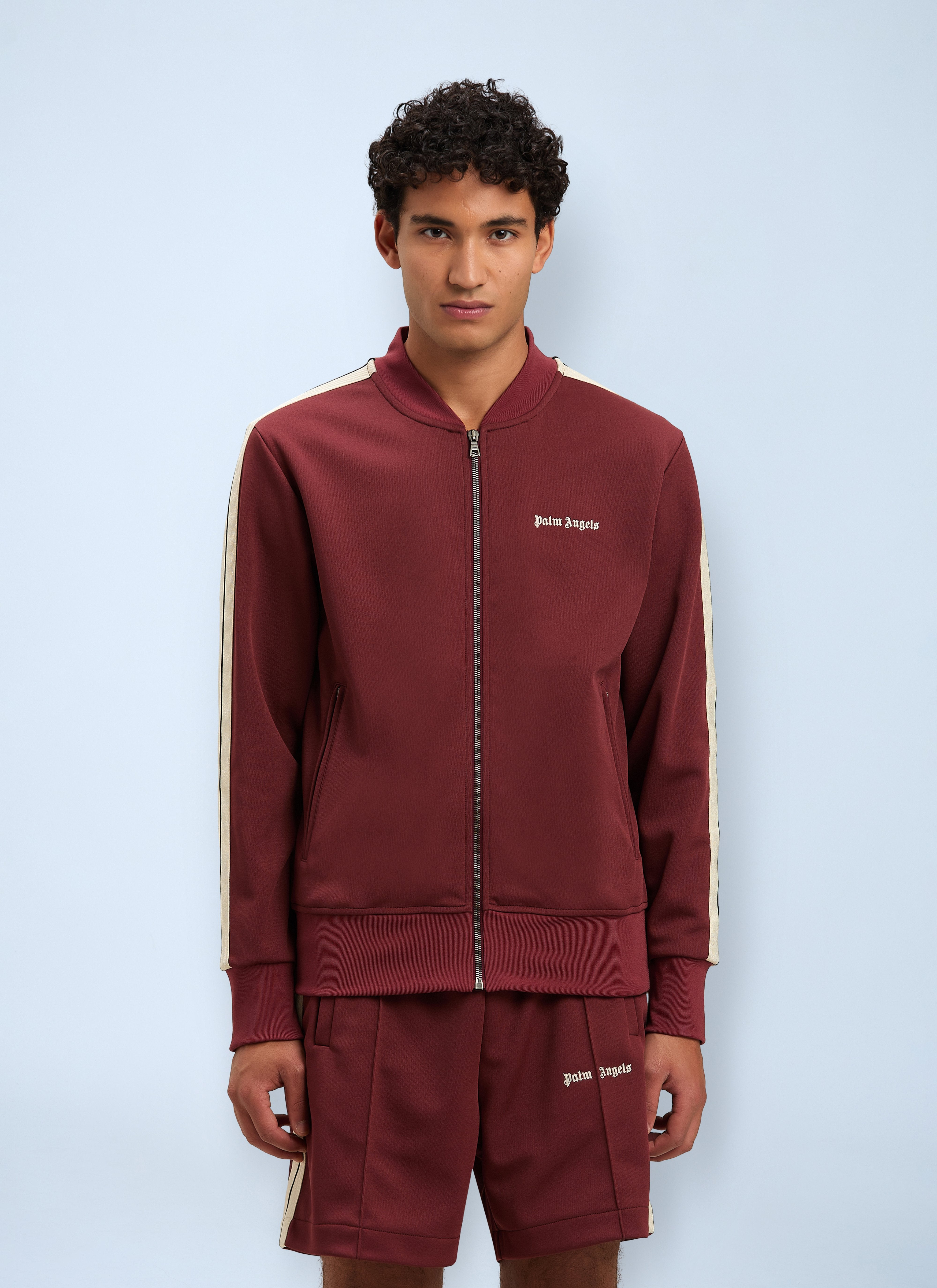 Palm Angels Men Logo Motif Track Jacket - 1