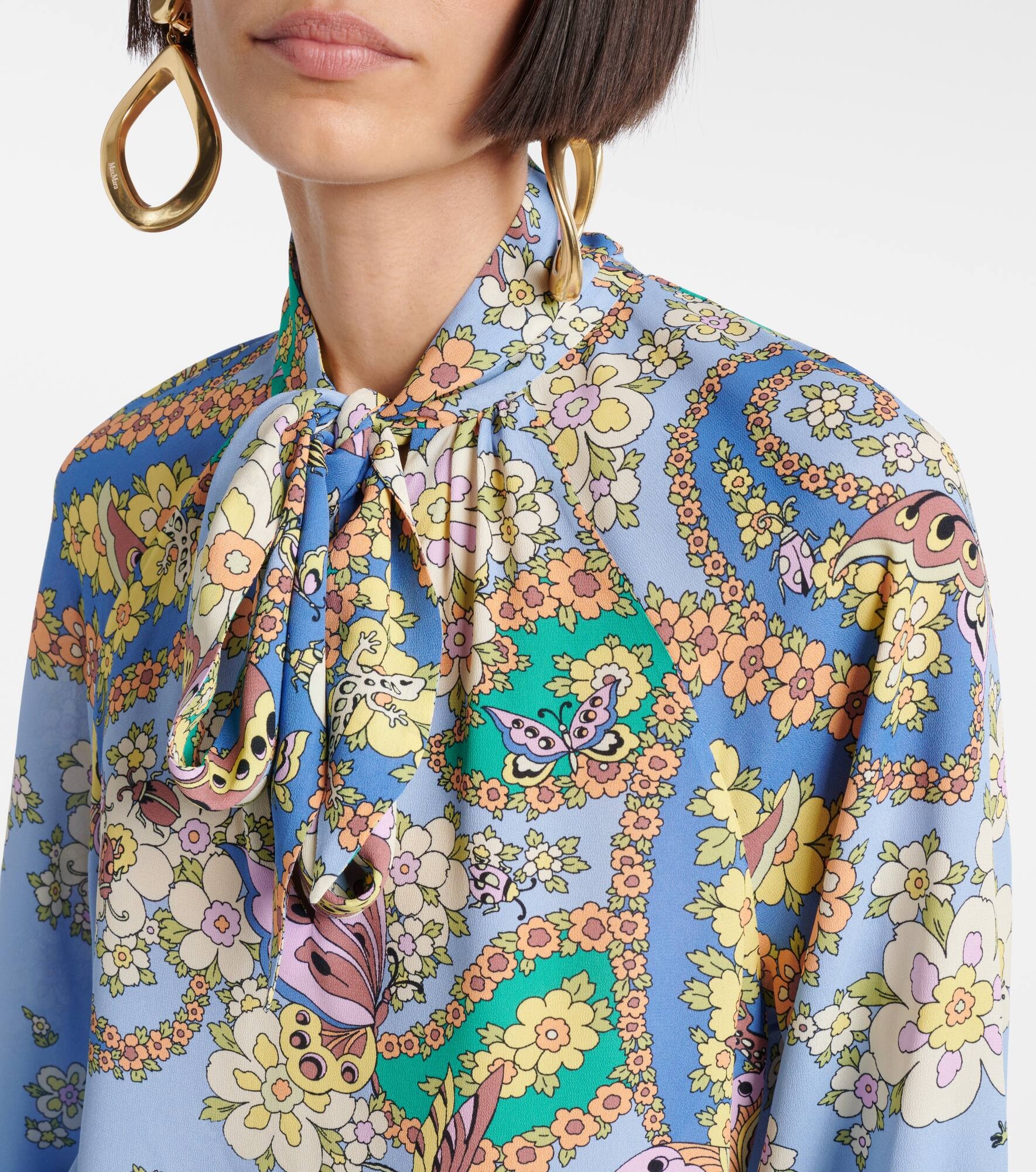 Floral blouse - 4