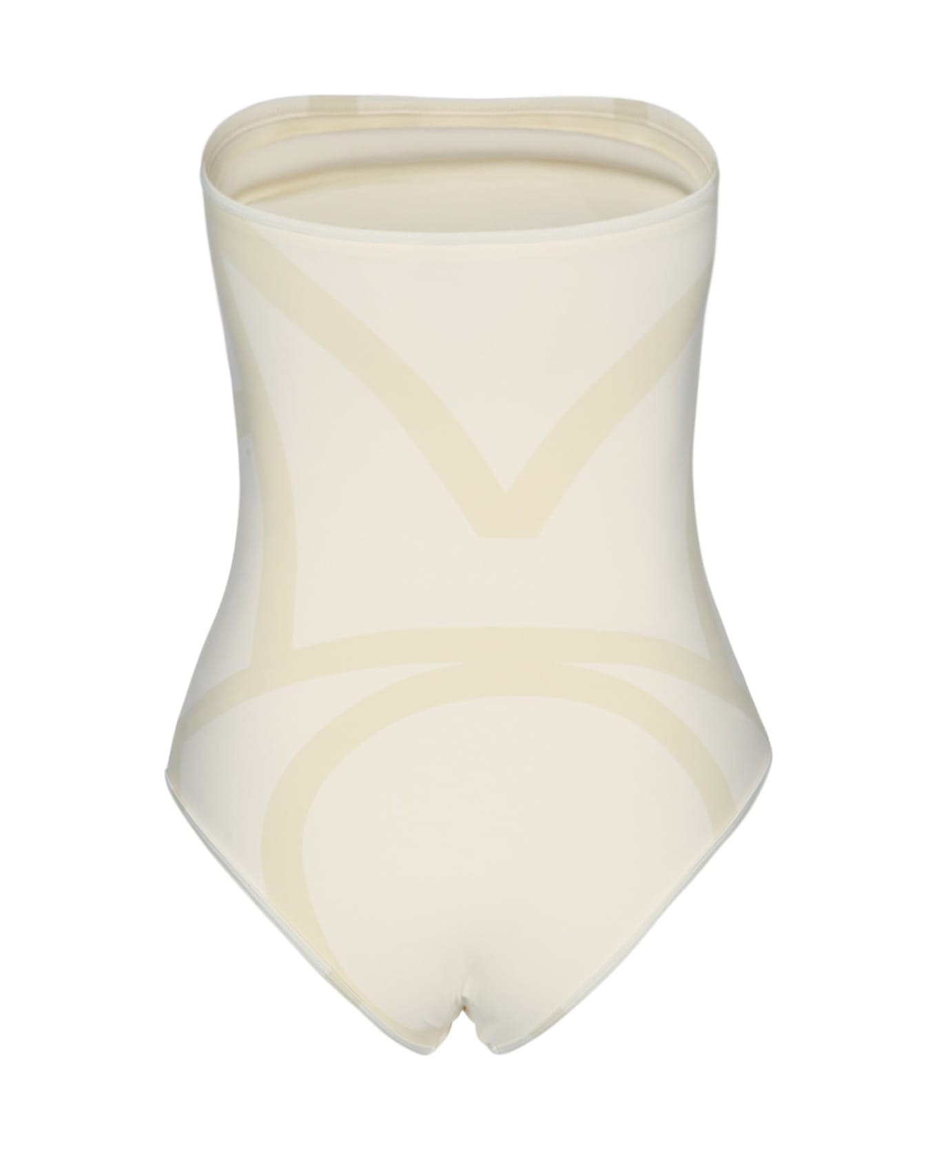 Monogram Strapless Swimsuit - 2