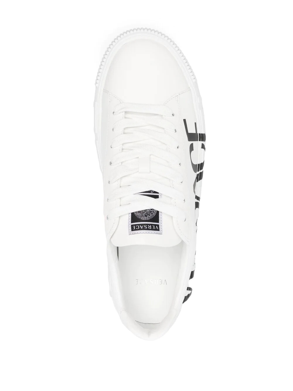 Greca logo-print low-top sneakers - 4
