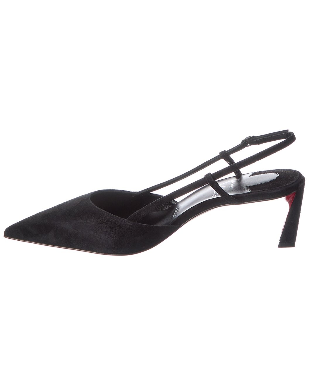 Christian Louboutin Condoroline 55 Suede Slingback Pump - 2