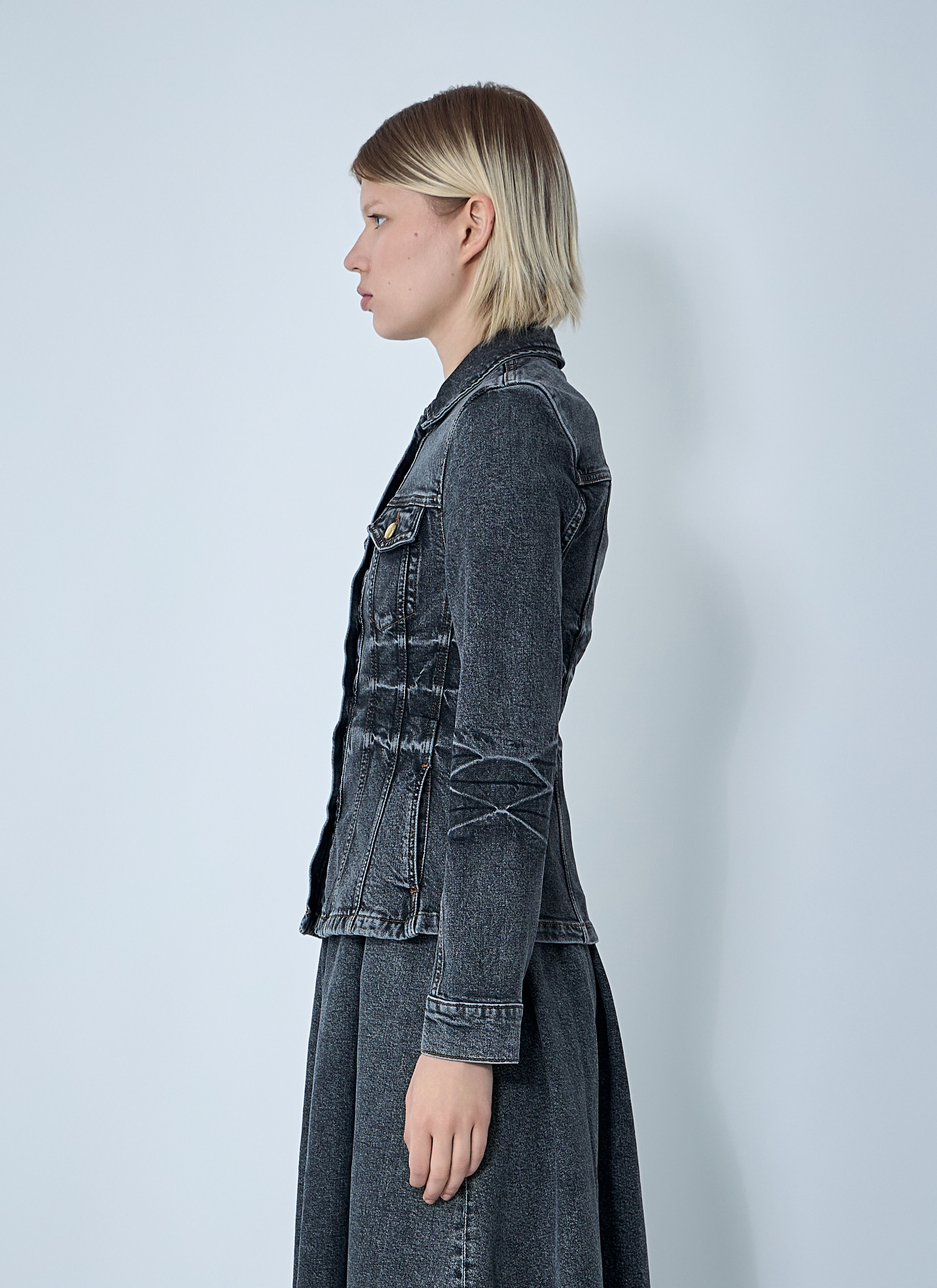 Stretch Denim Jacket - 3