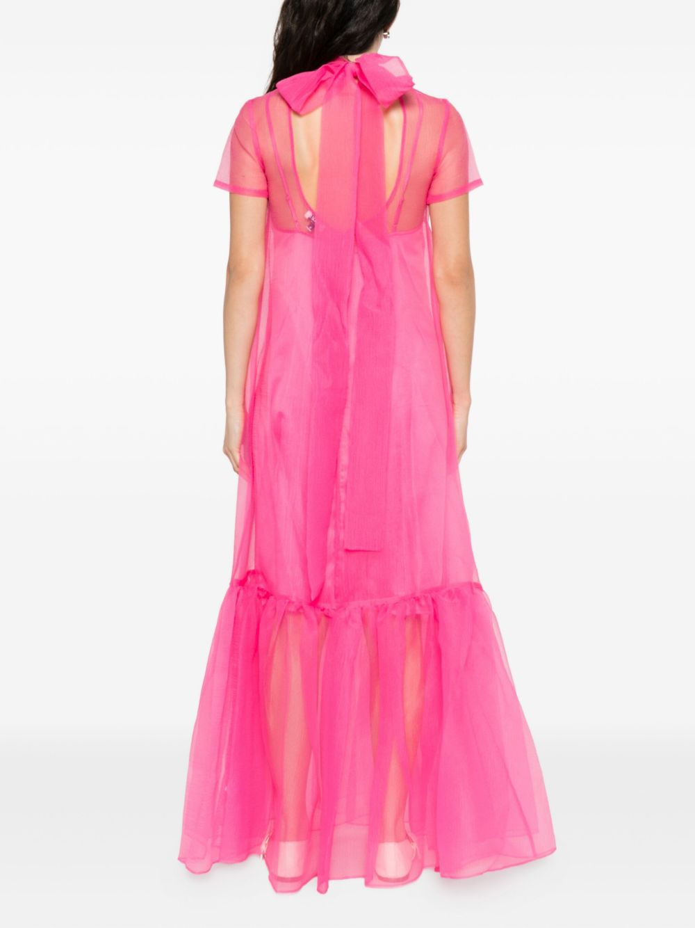 Calluna ruffled short-sleeved maxi dress - 4