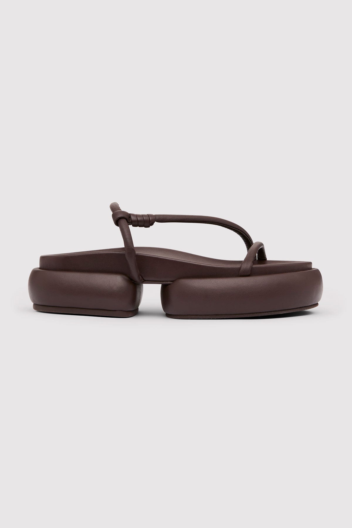 Strappy Pillow Slides - Chocolate - 6
