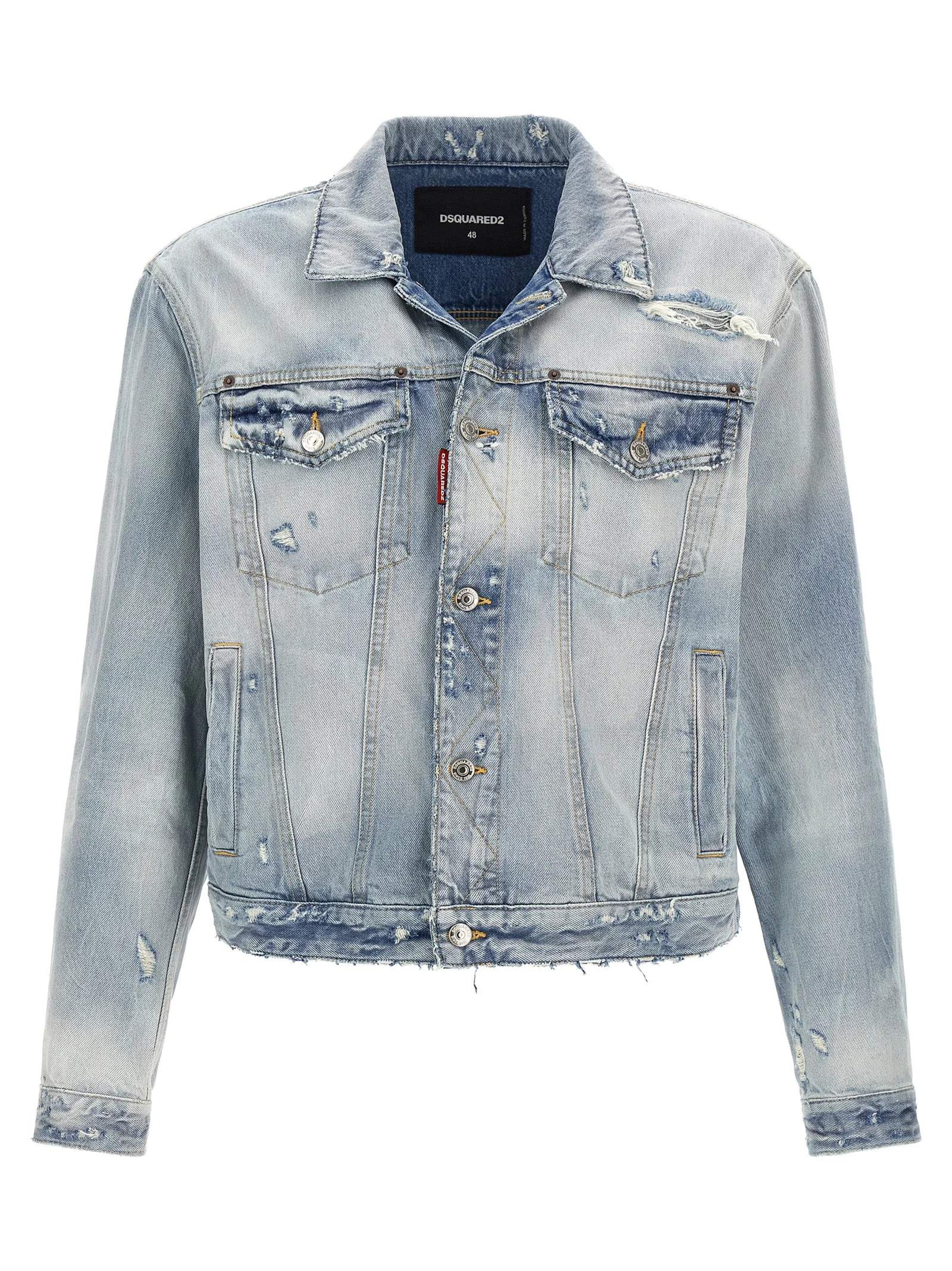 Dsquared2 Men Vintage Denim Jacket - 1