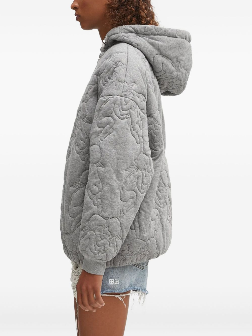 quilted hoodie - 3