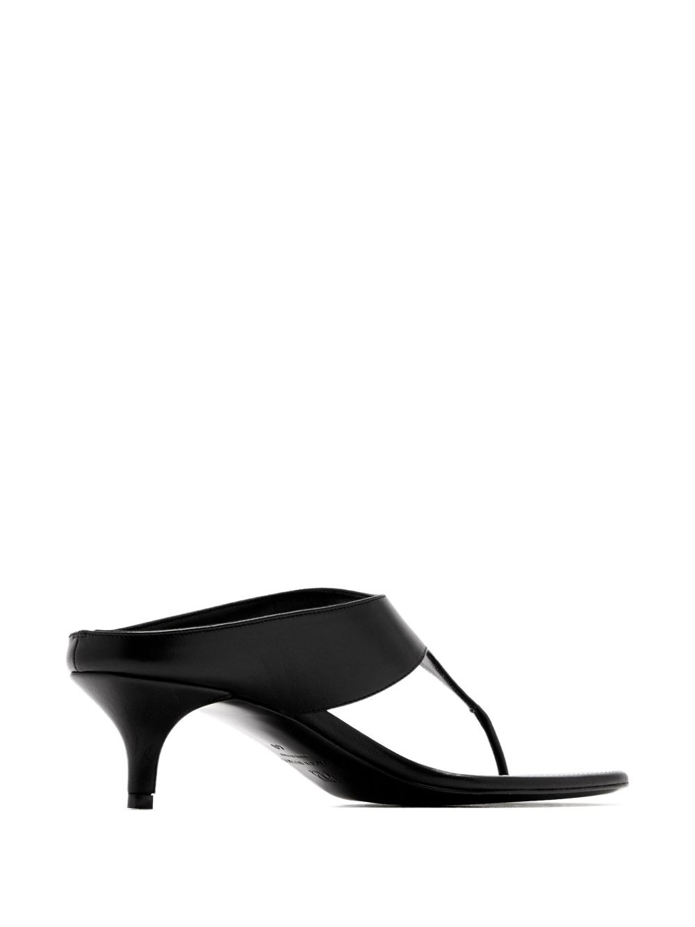 45mm Thong leather heeled sandals - 4