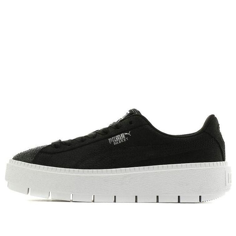 (WMNS) PUMA Biohacking Platform Low-top Black/White 369160-03 - 1