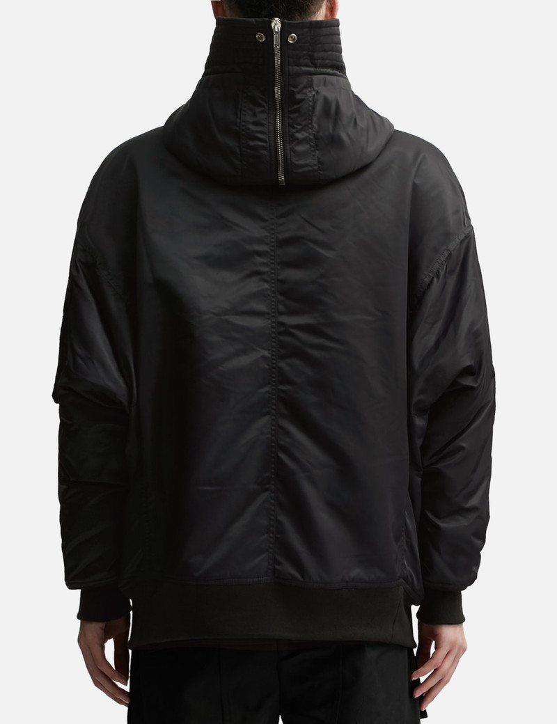 HOODED LONG BOMBER 4