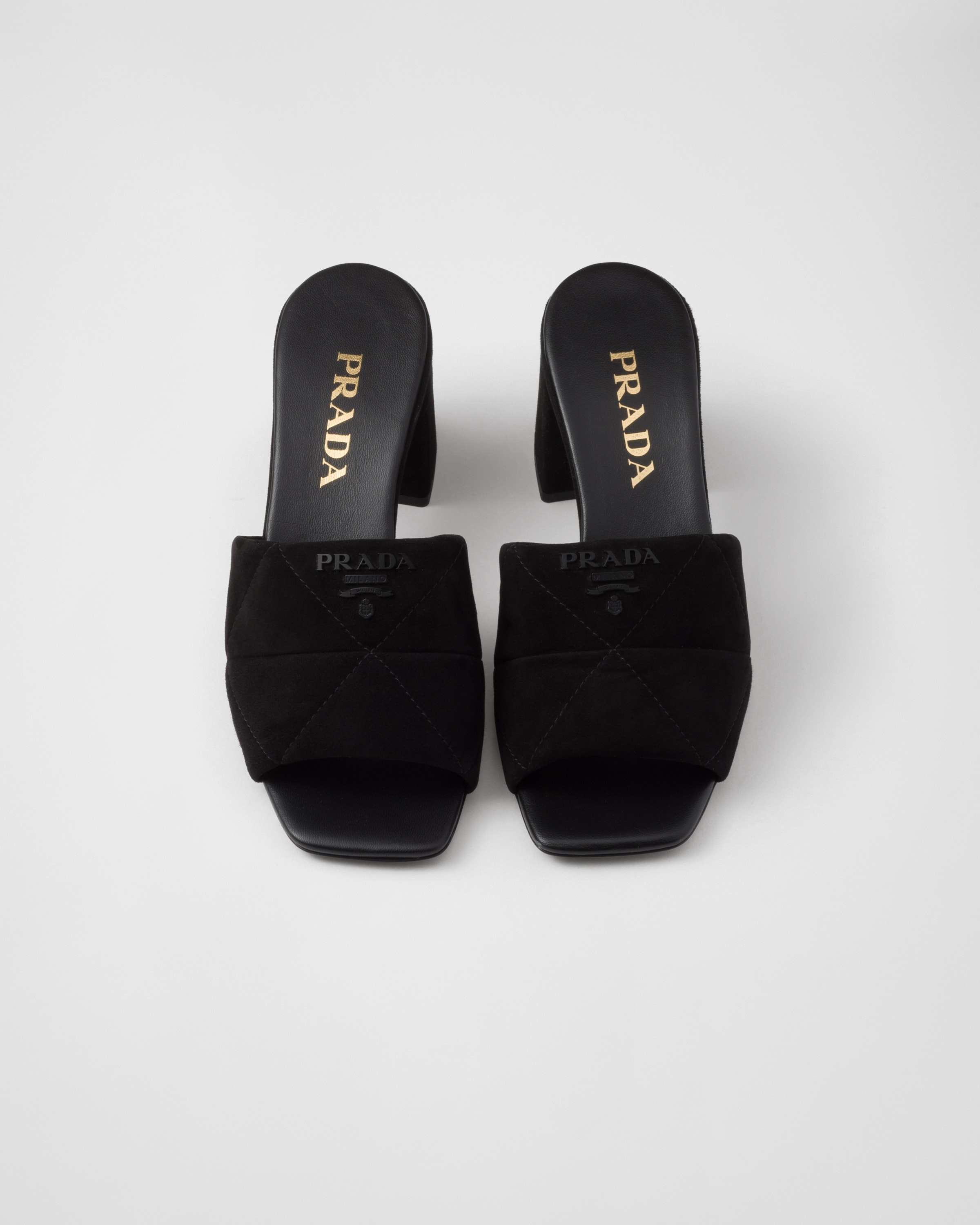 Stitched suede sandals - 3