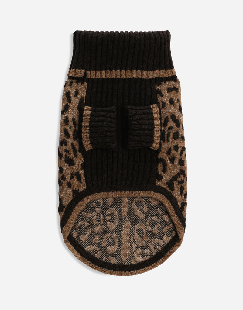 Dolce & Gabbana Wool dog sweater outlook