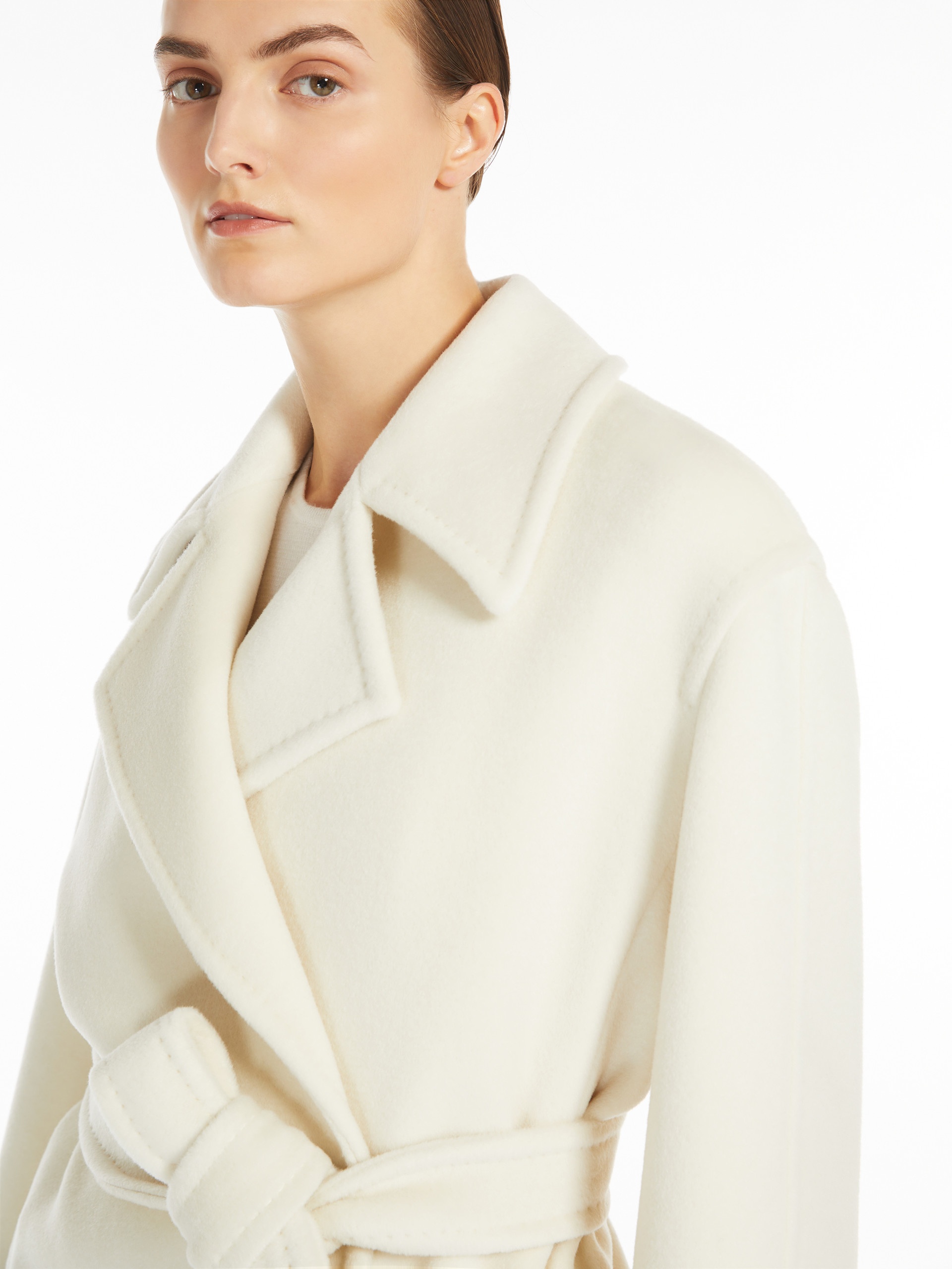 Max Mara FRAGORE コート Brown Fragore Coat by Max Mara on Sale