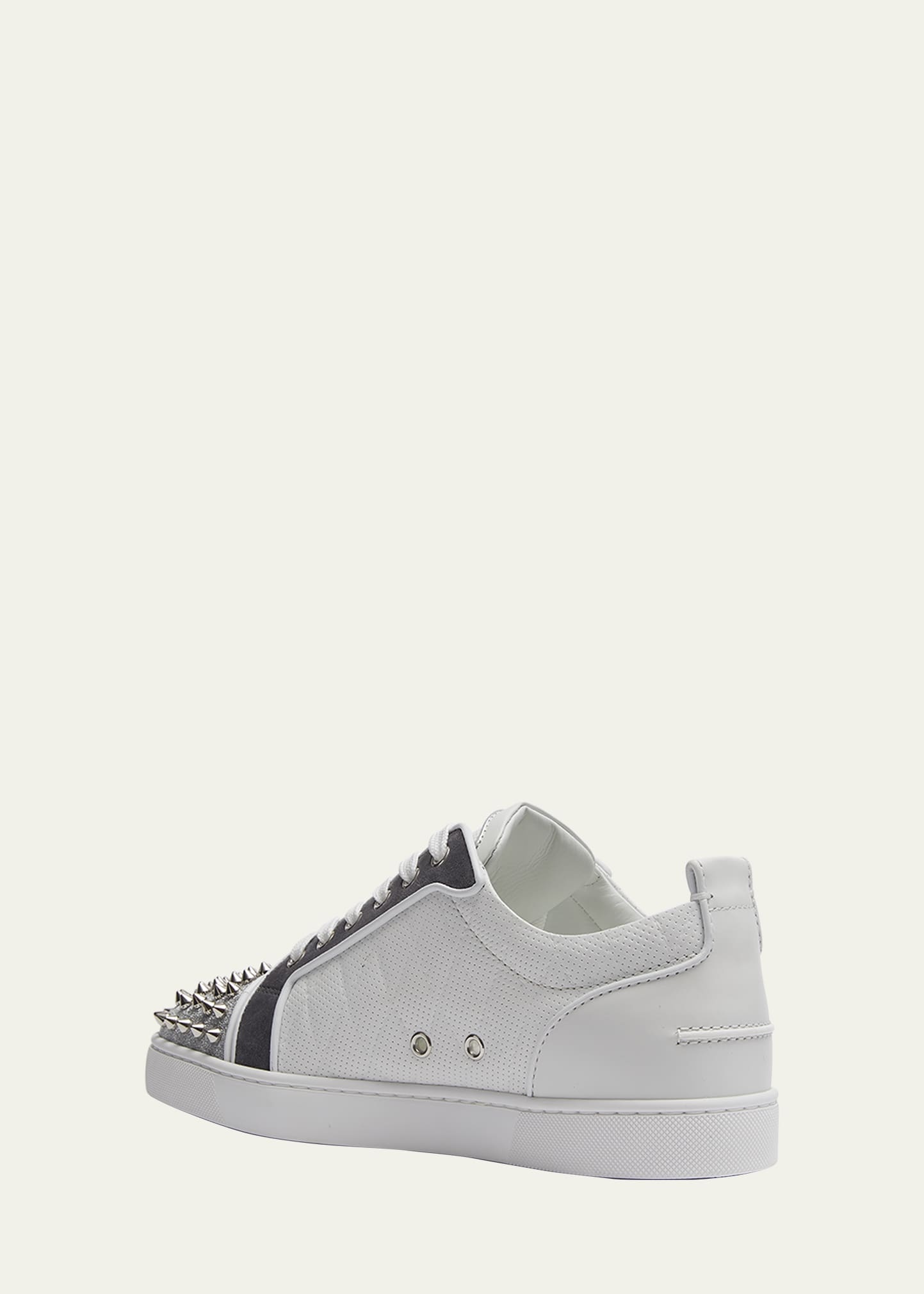 Christian Louboutin Men's Louis Orlato Flat Spikes High-Top Sneakers -  Bergdorf Goodman