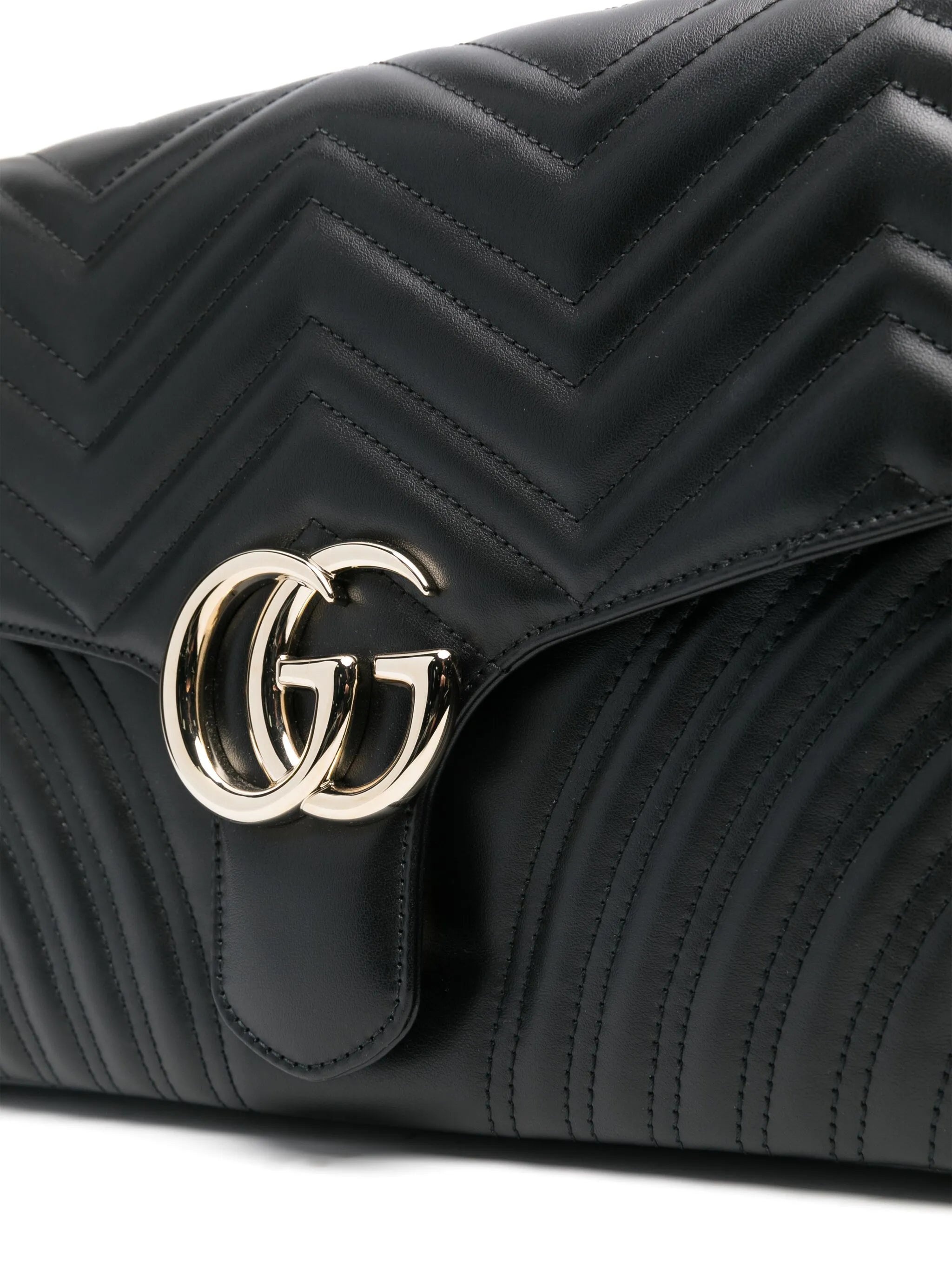 Large GG Marmont Shoulder Bag - 4