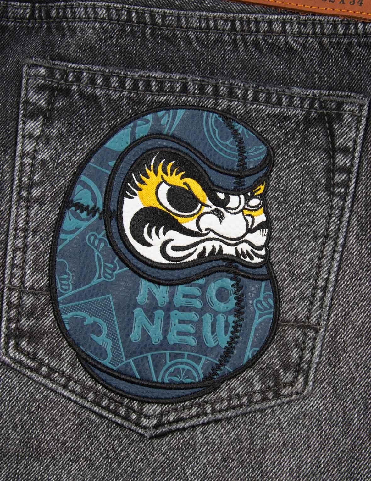 DARUMA PATCH SLIM-FIT JEANS #2010 - 7