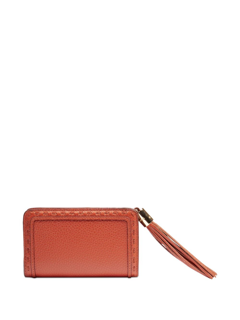 tassel-embellished leather wallet - 2