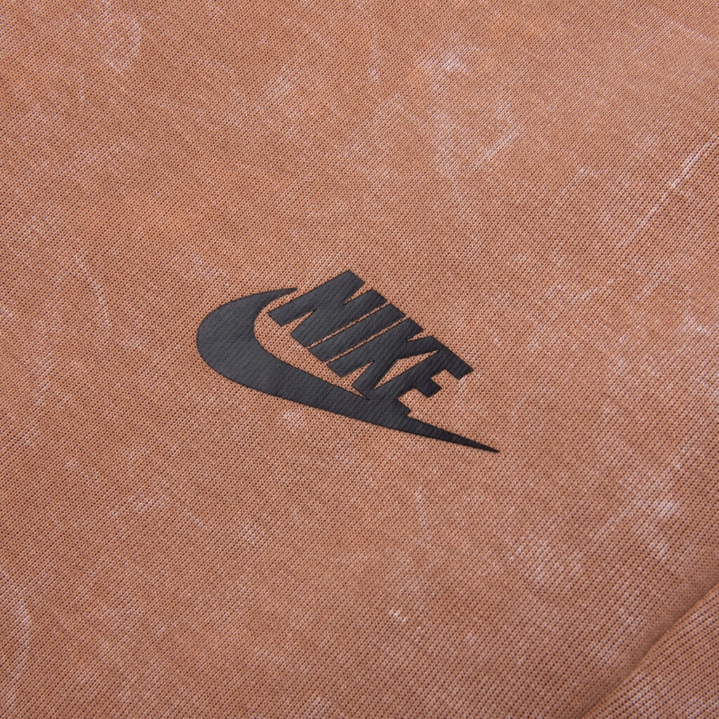 NIKE SPORTSWEAR TECH FLEECE SHORTS - MINERAL CLAY/BLACK - 3