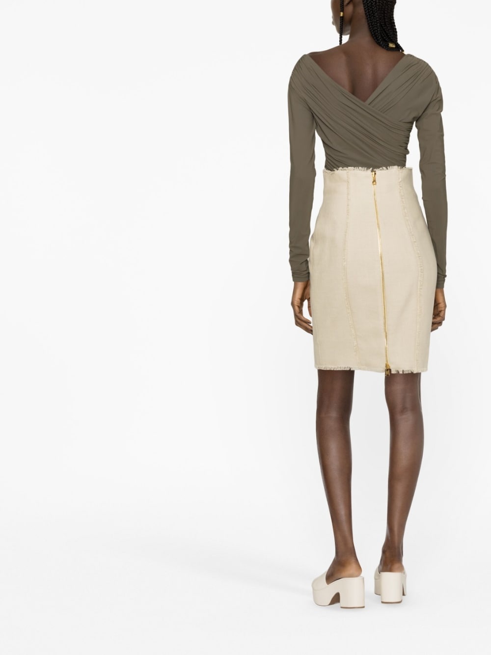 high-waisted skirt - 3