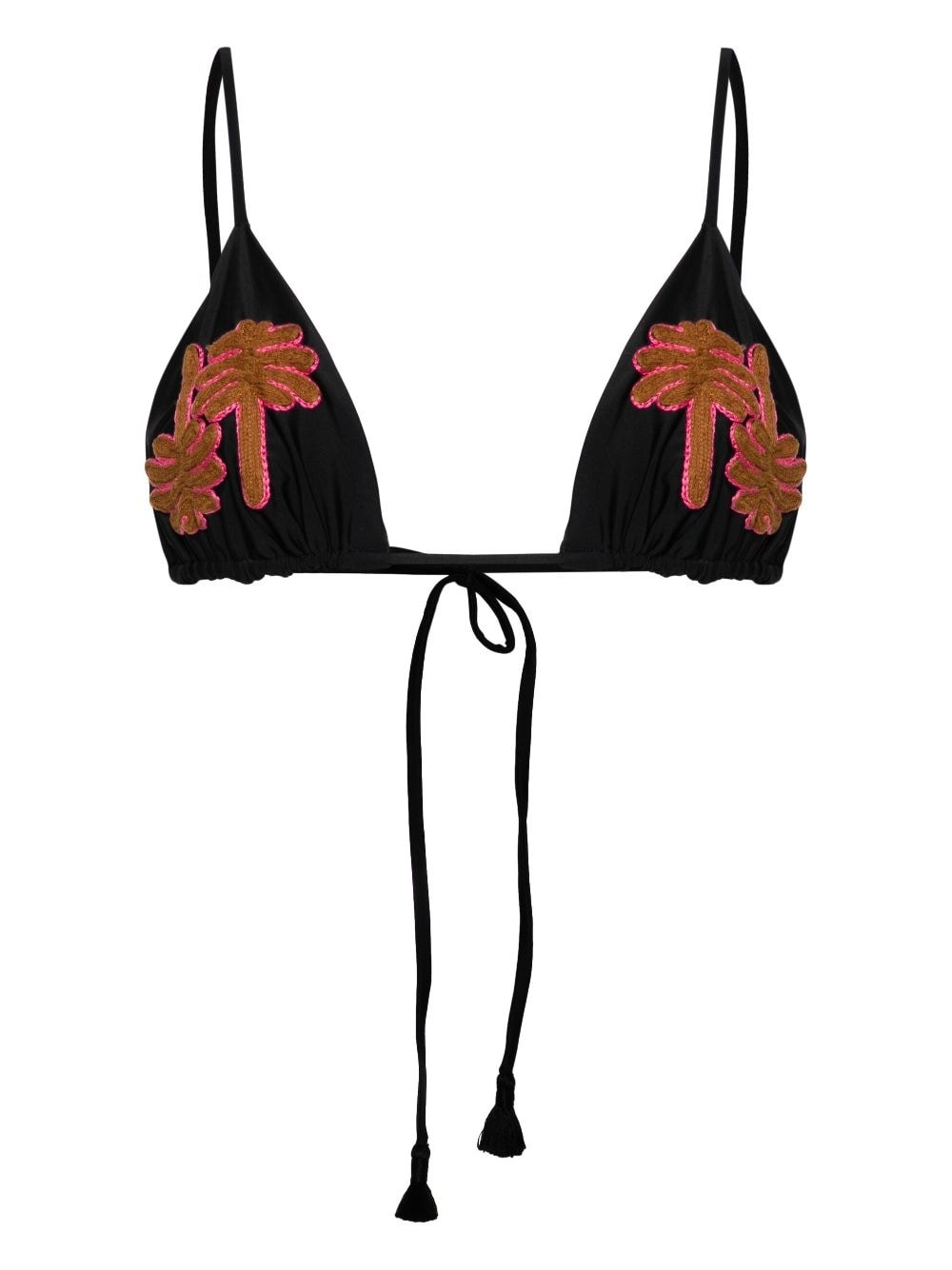 Palm Tree triangle bikini top - 1