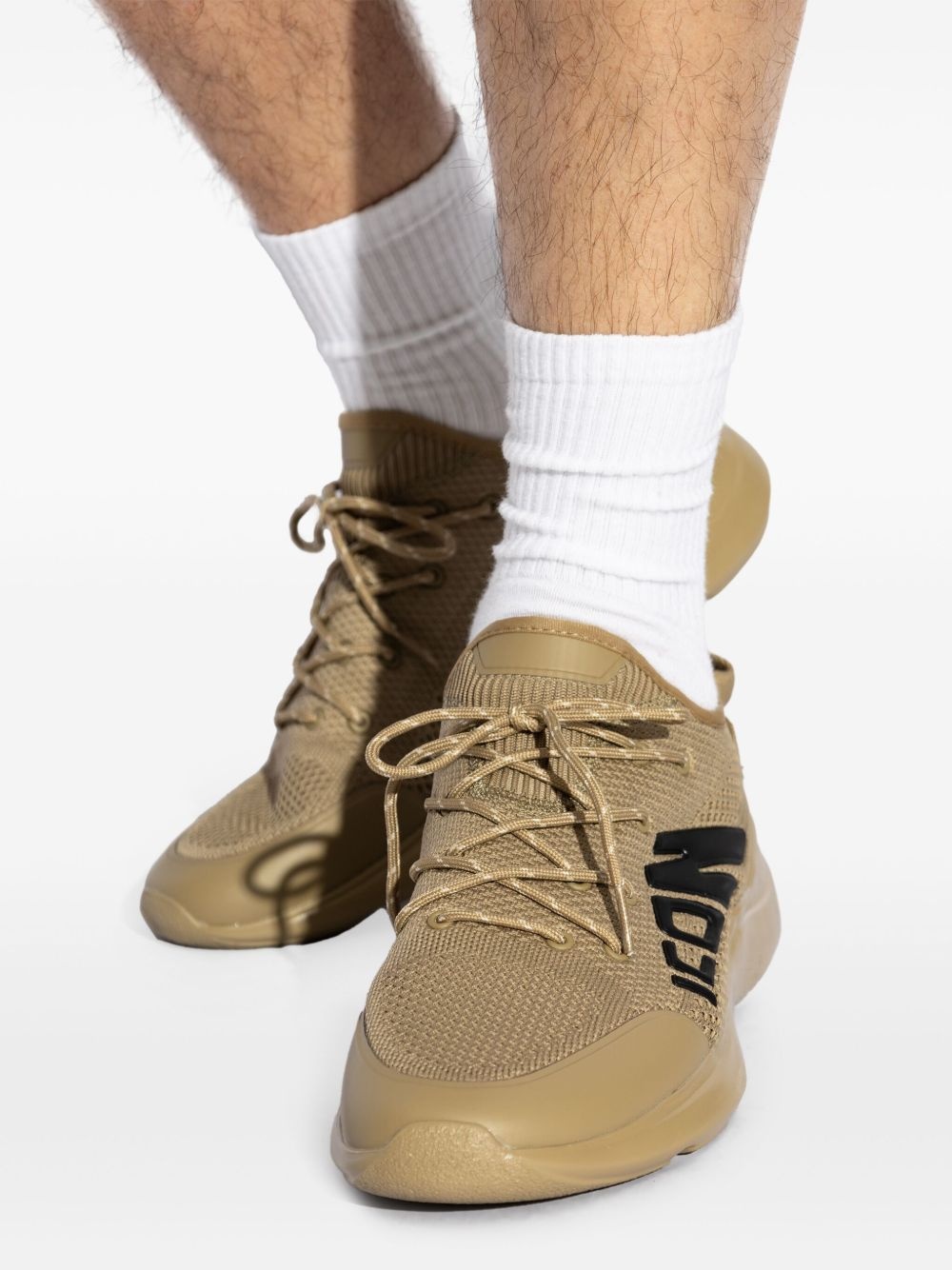 logo-embossed sneakers - 6