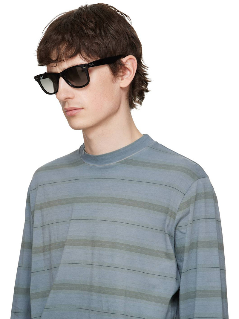 Black Wayfarer Ease Sunglasses 4