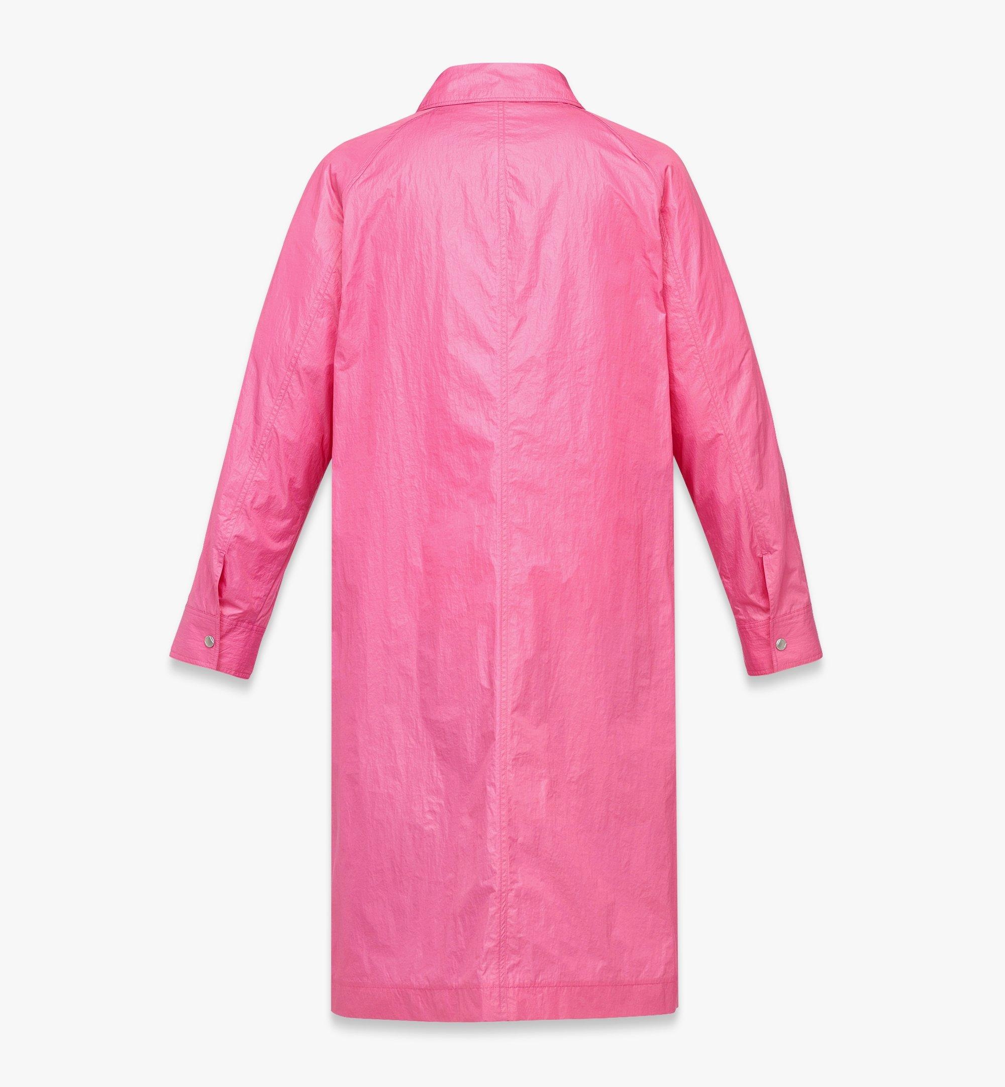 Oversized Coat in Crushed Nylon - 3