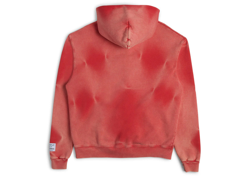 GALLERY DEPT. Gallery Dept. Zip Up Hoodie Sun Faded Red outlook
