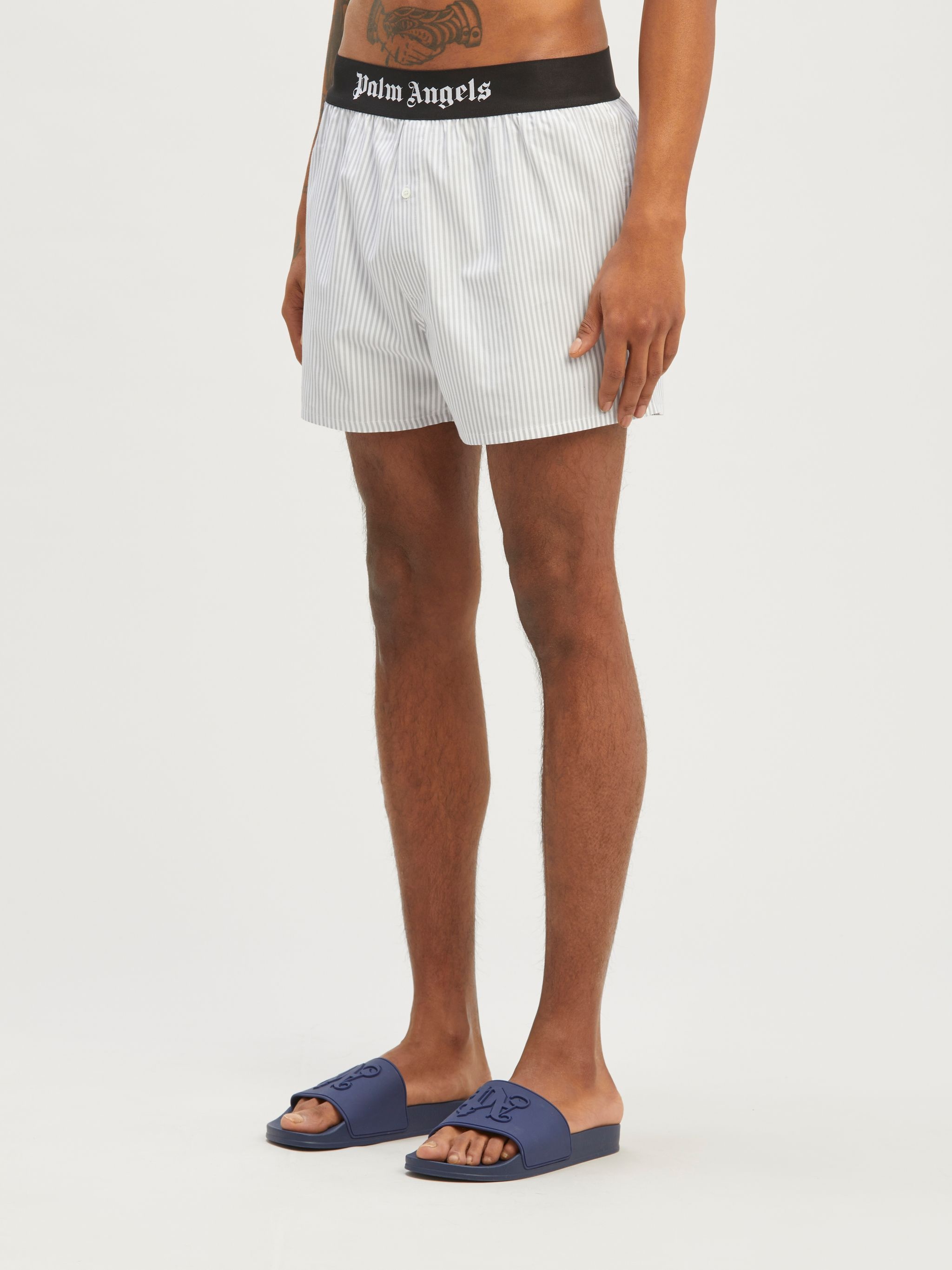 Classic Logo Striped Boxer - 4