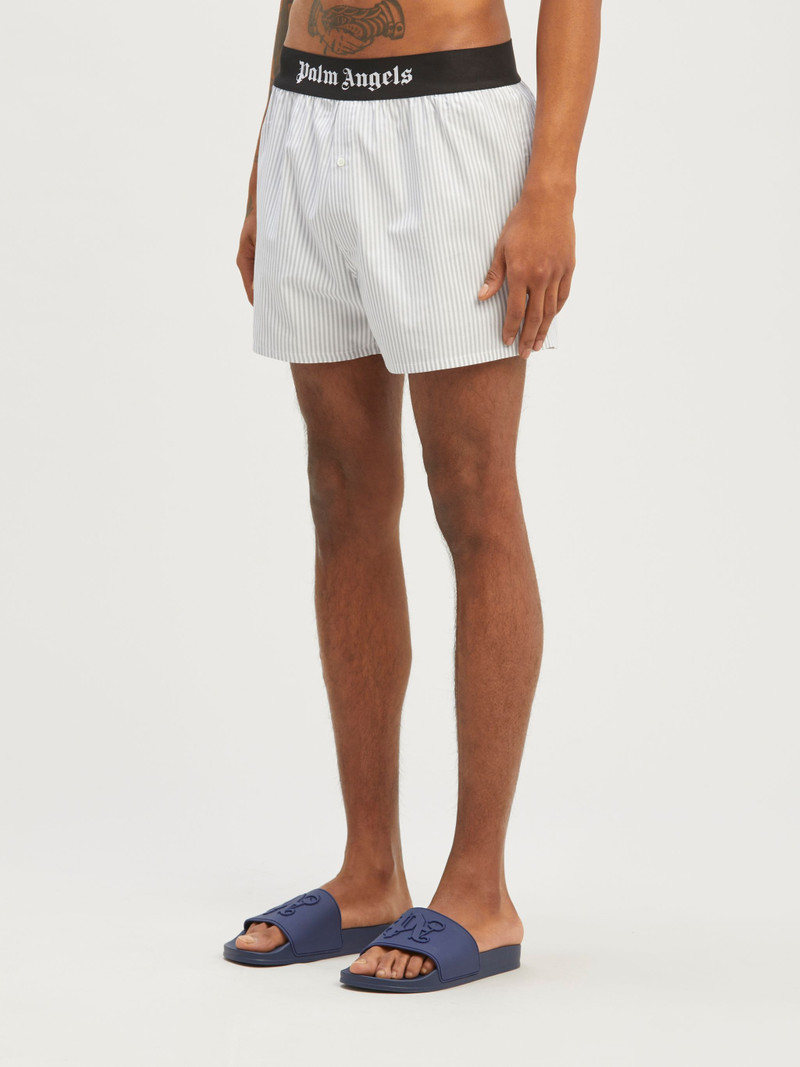 Classic Logo Striped Boxer 4
