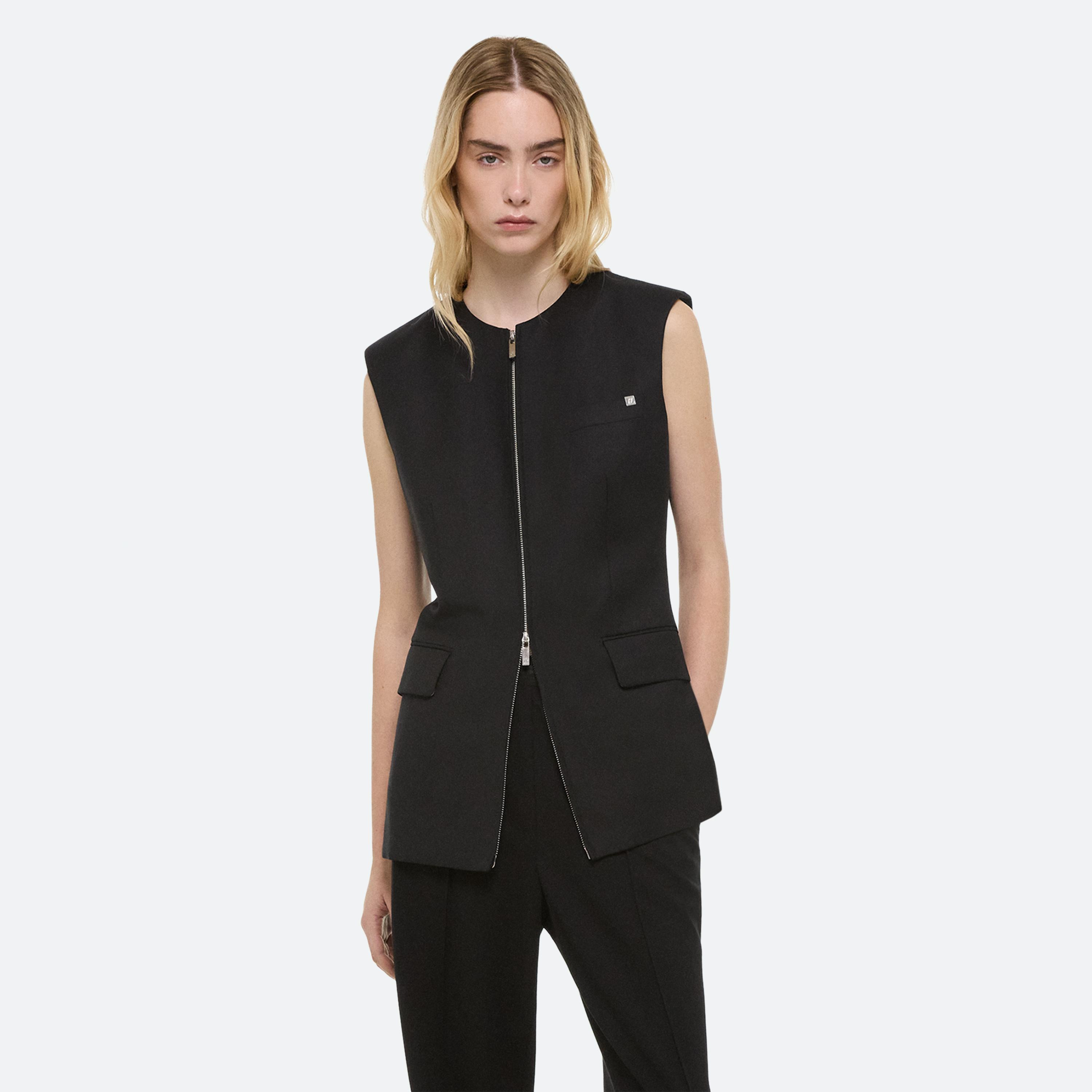 ZIP BLAZER VEST - 8