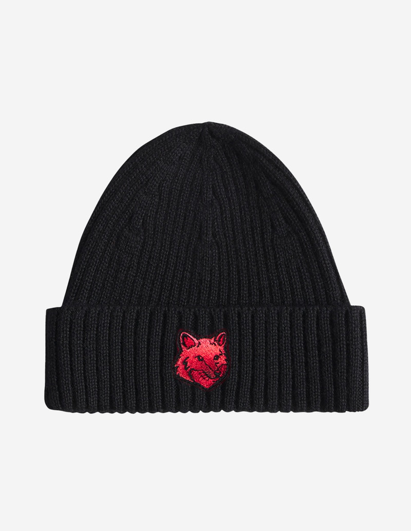 CNY BOLD FOX HEAD BEANIE 1