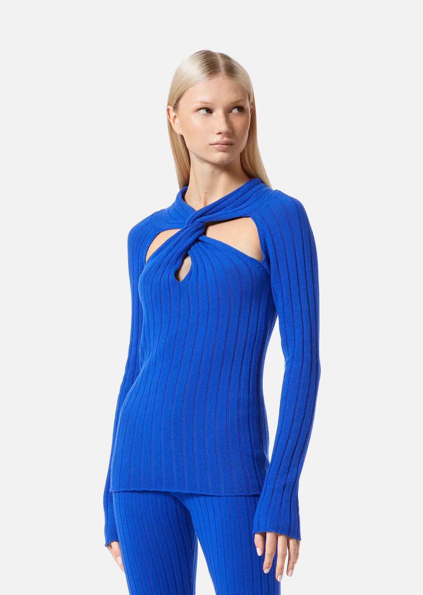 Ribbed Twisted Jumper - 3