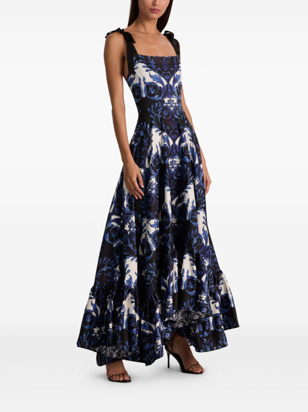 Rosalee tie-strap maxi dress - 3