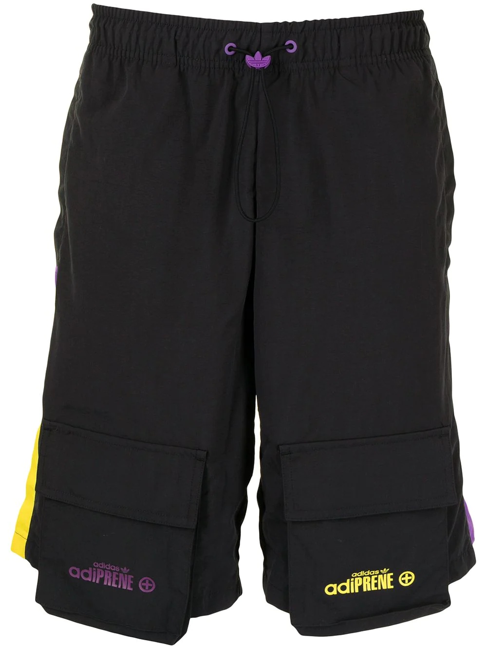 side-stripe track shorts - 1