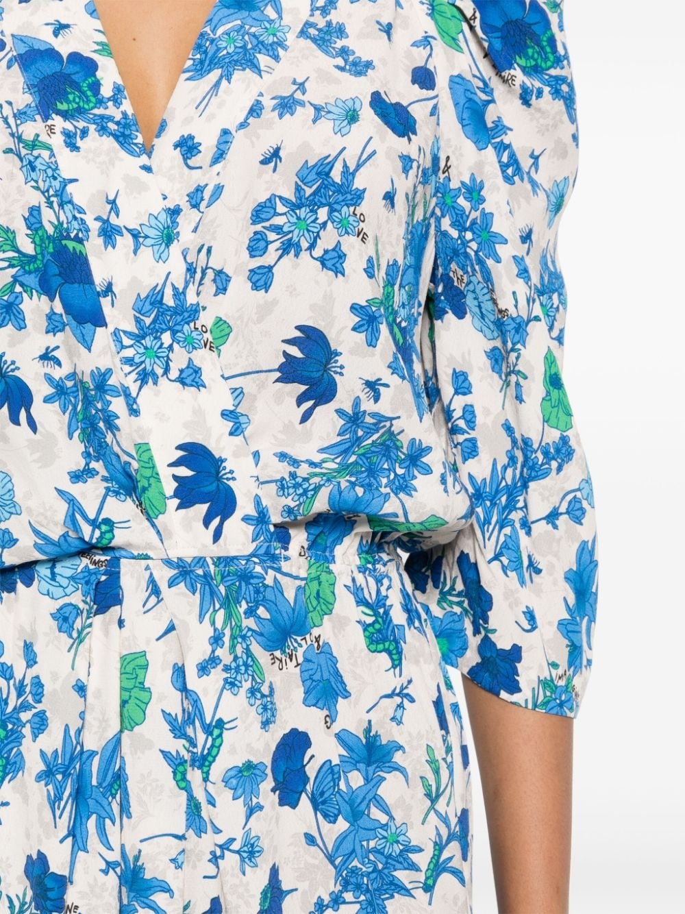 Ruz floral-print midi dress - 5