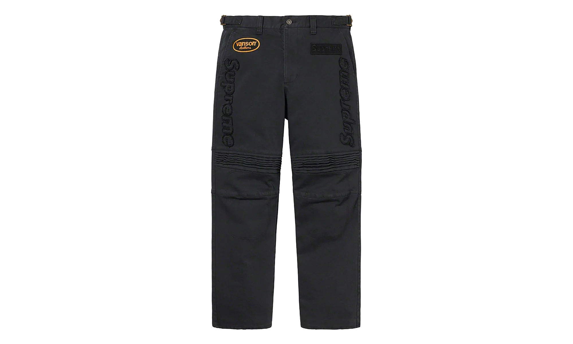 Vanson Leathers Cordura Pants "SS26 - Black" SU27262 - 1