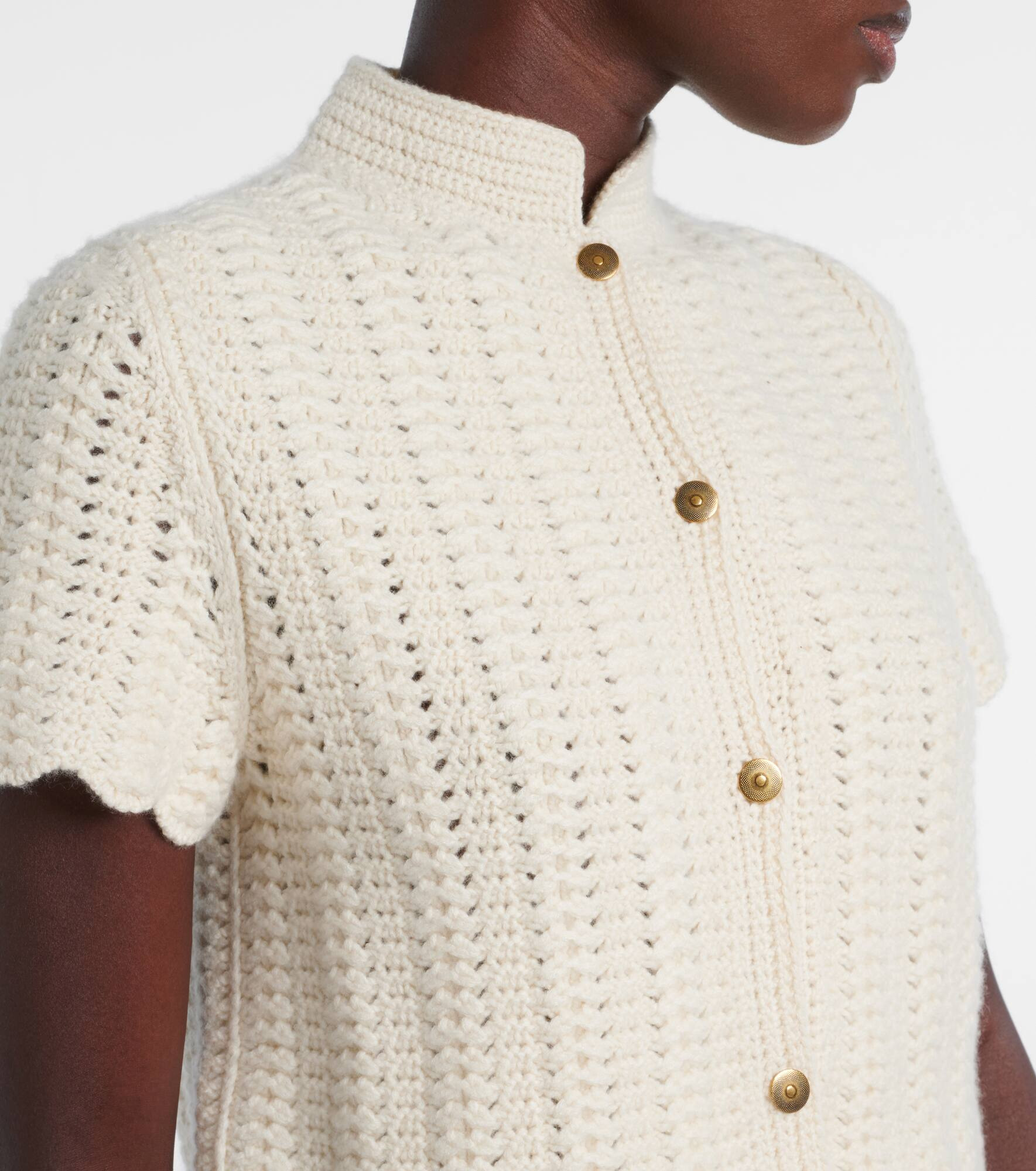 Arola knitted cashmere-blend jacket - 4