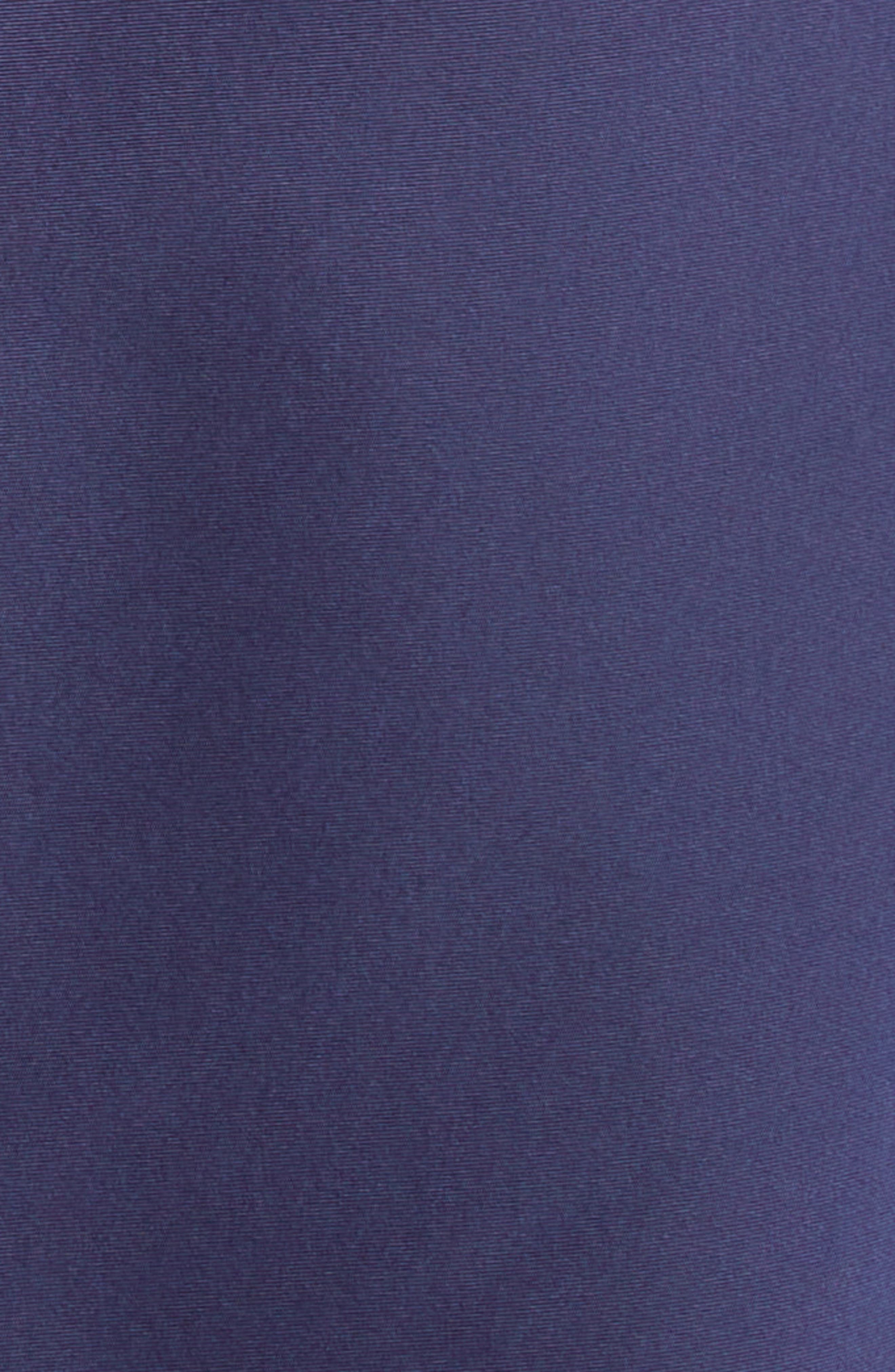 Carolina Herrera Beatuea Neck Silk A-Line Dress in Midnight at Nordstrom - 7