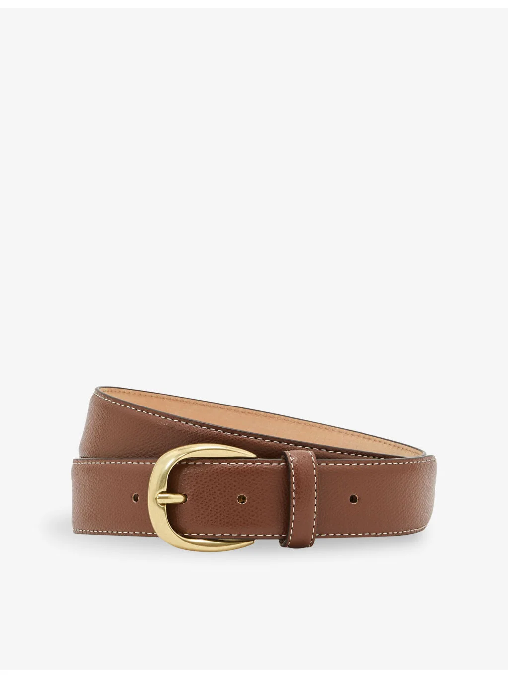 Pierce Pebble Leather Belt - 1